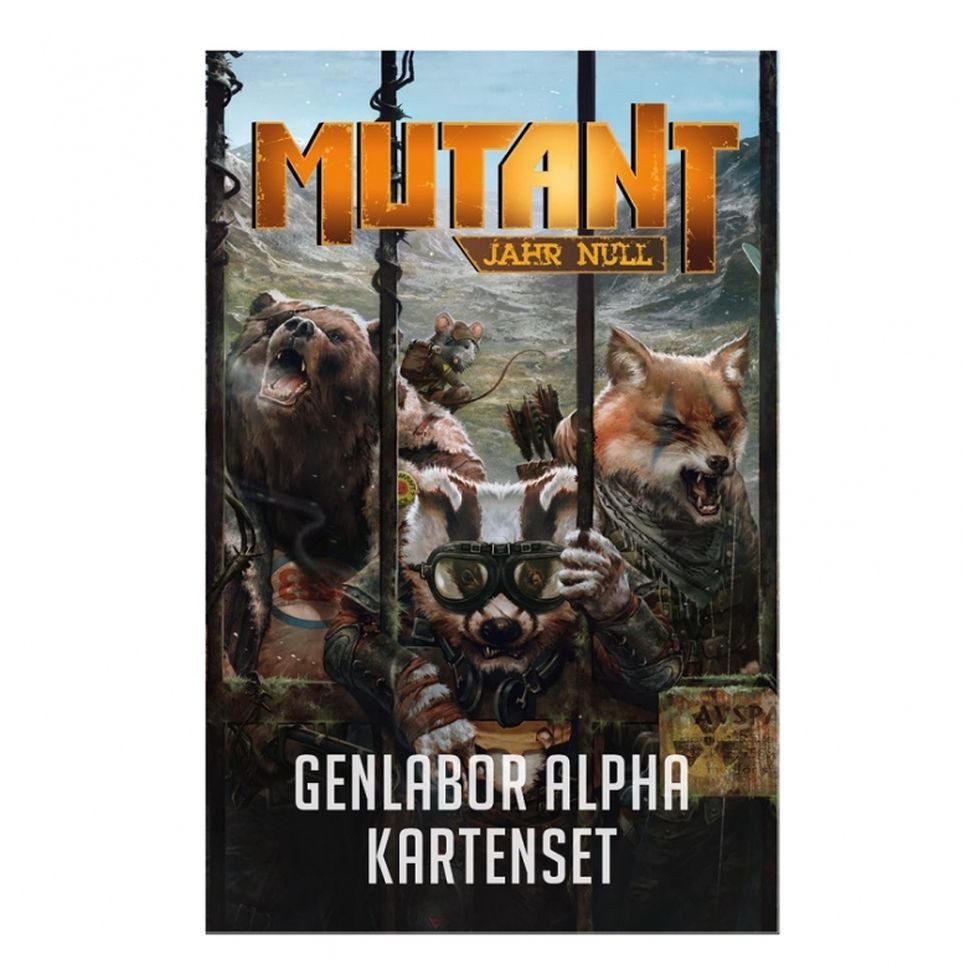 Uhrwerk Verlag Spiel, Mutant - Jahr Null - Genlabor Alpha - Kartenset - deutsch