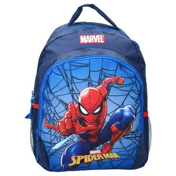 MARVEL Kinderrucksack Marvel Spiderman Kinder Rucksack mit Federmäppchen, H 35 x B 27 x T 18 cm