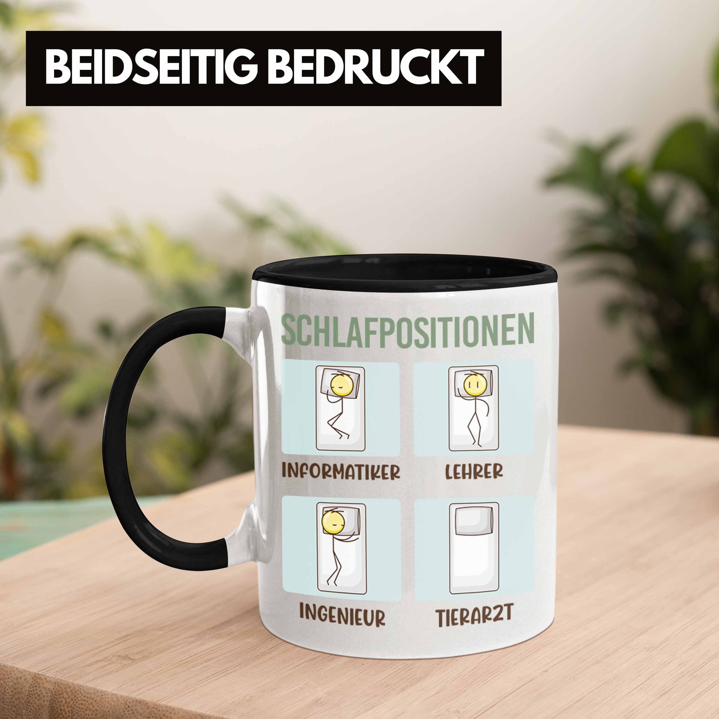 Trendation Tasse Tierarzt Tasse Geschenk Tiermedizin Veter Bester Tierarzt Geschenkidee Schwarz