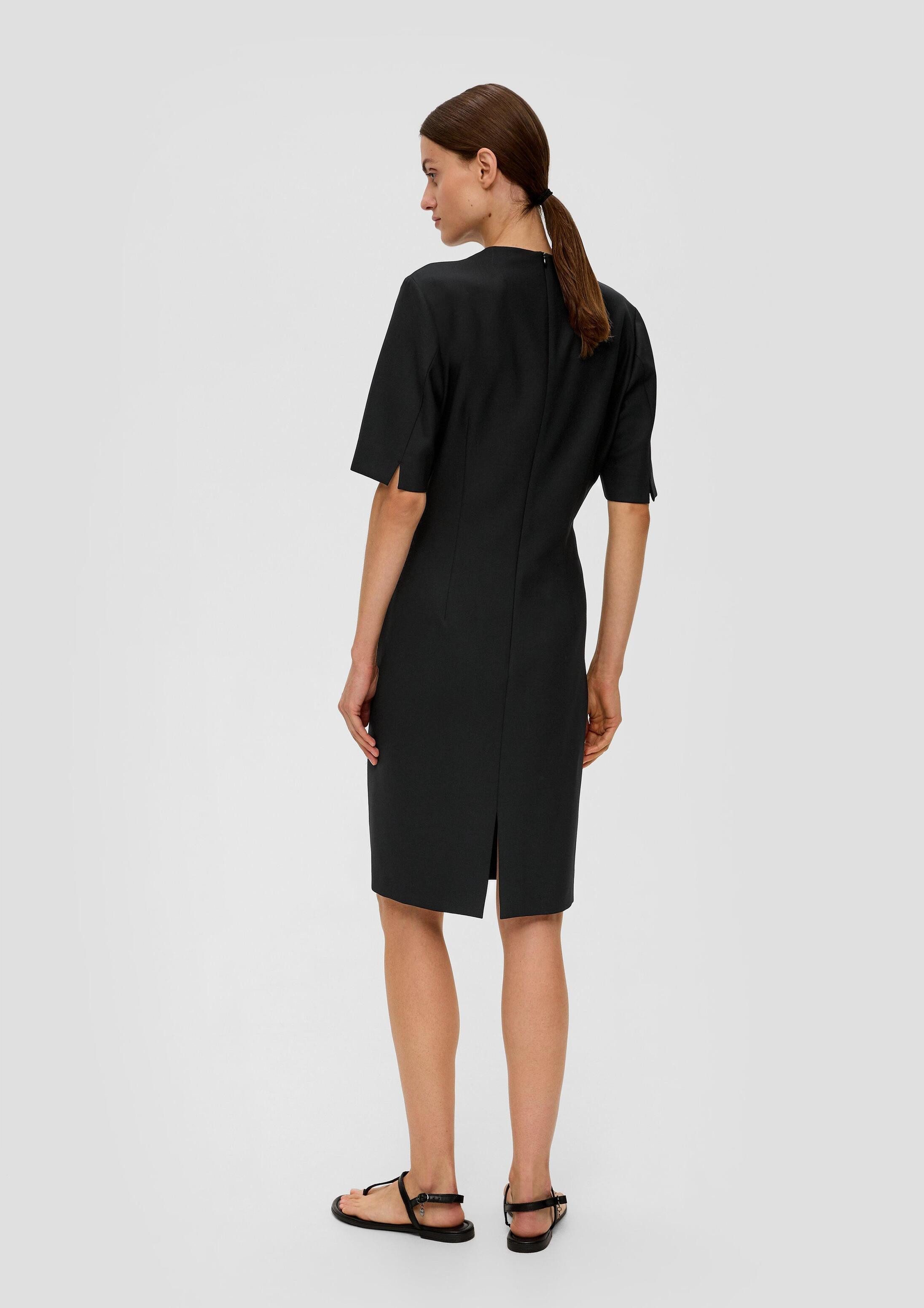 s.Oliver Minikleid Kleid Etuikleid aus Viskosemix