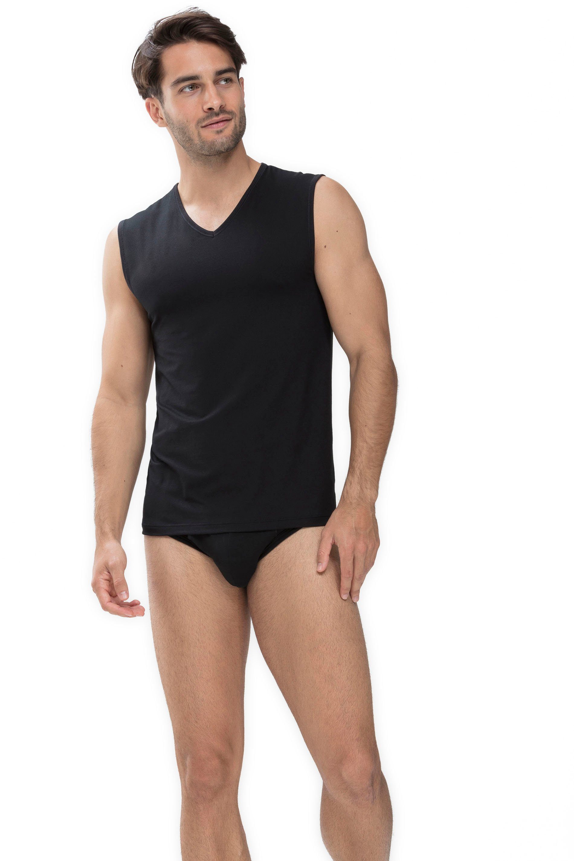 Mey Unterhemd (Einzelteil, 1-St., 1 Stück) Muskelshirt, atmungsaktiv, V-Ausschnitt,  auch in Übergrößen, 1 Stück
