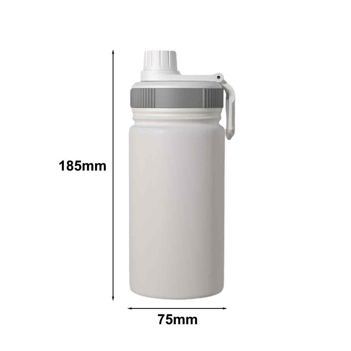 Trinkflasche Thermosflasche,für Isolierte Jormftte Edelstahl,Vakuum weiß Sport Trinkflasche