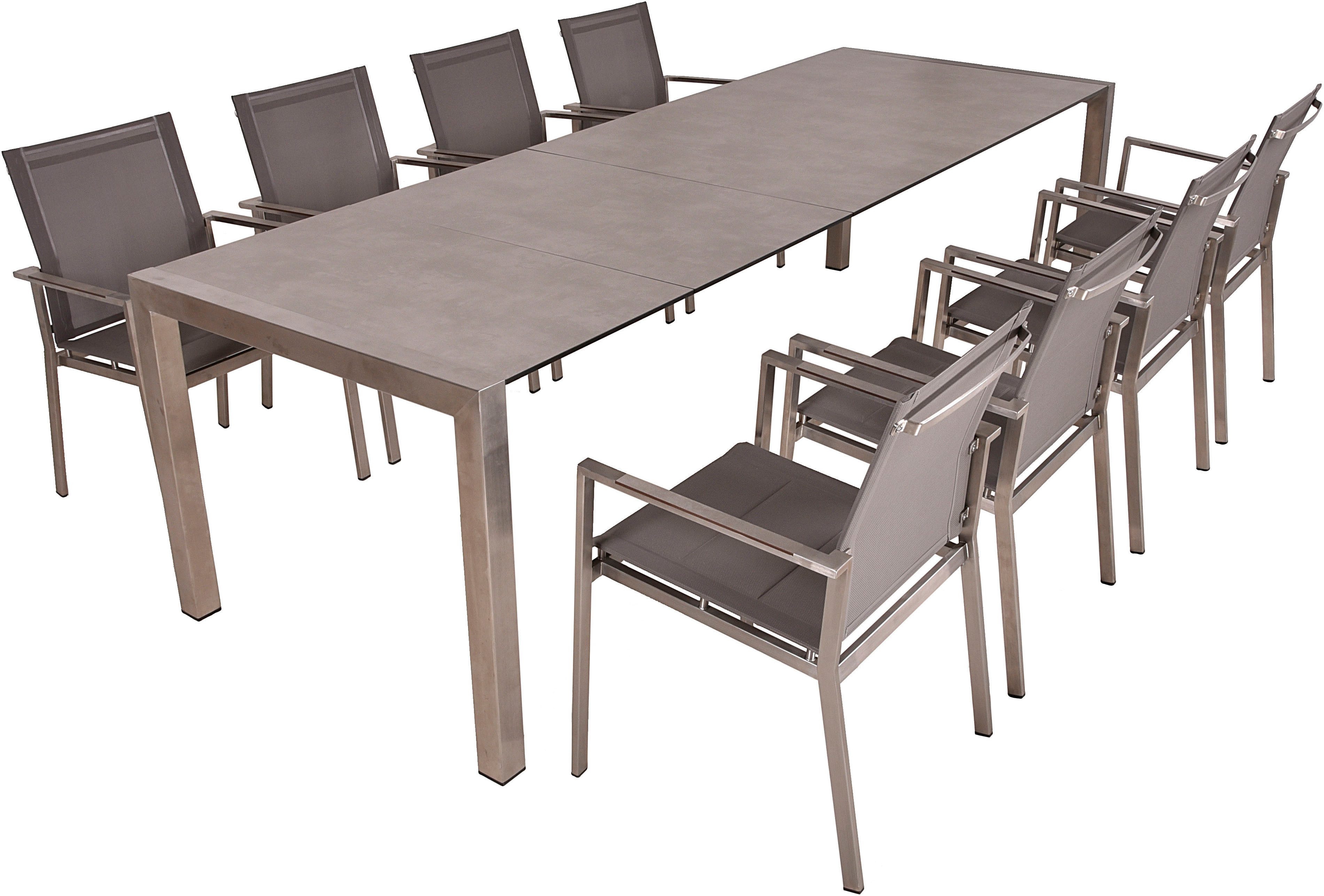 Garden Pleasure Garten-Essgruppe SIENNA 15, (9-tlg)