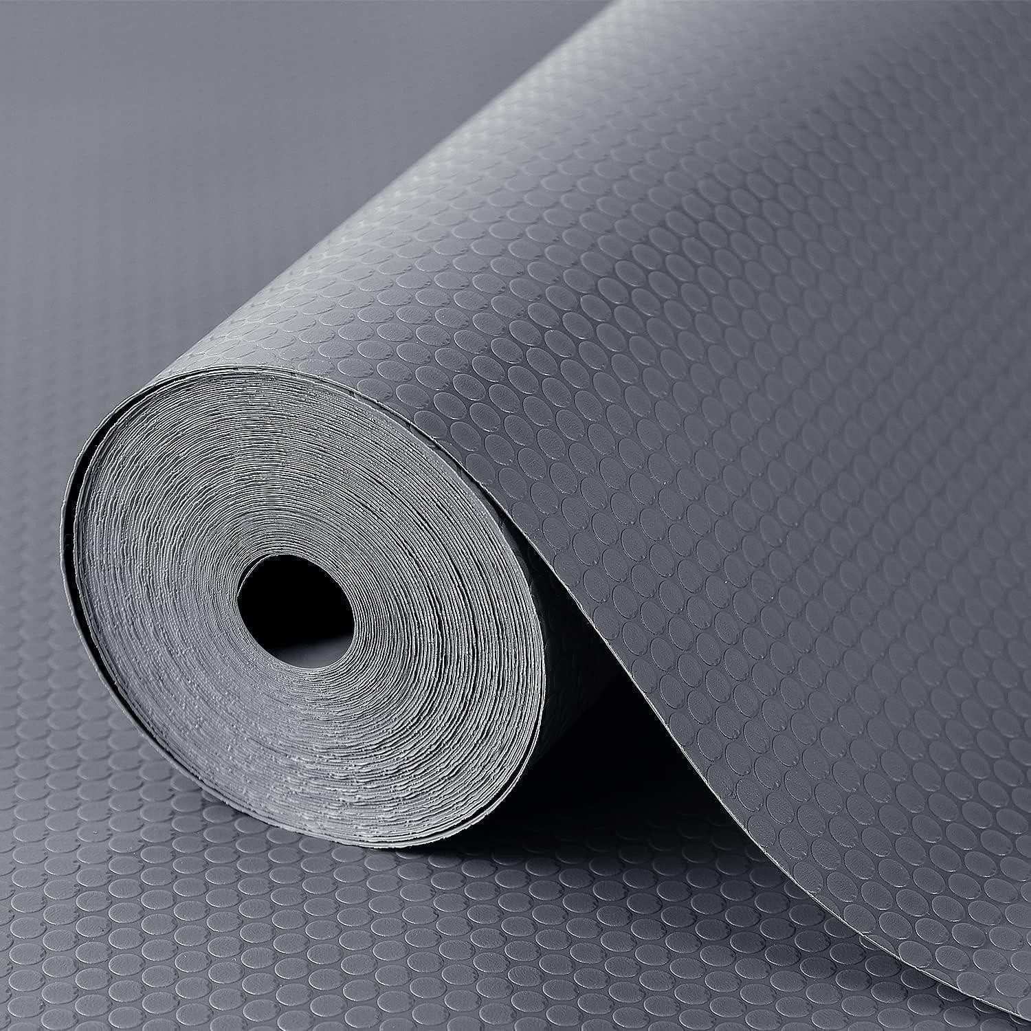 LuxusKollektion Schubladenmatte Schubladeneinlagen 30x300CM Grau-2 wasserdicht waschbar rutschfest