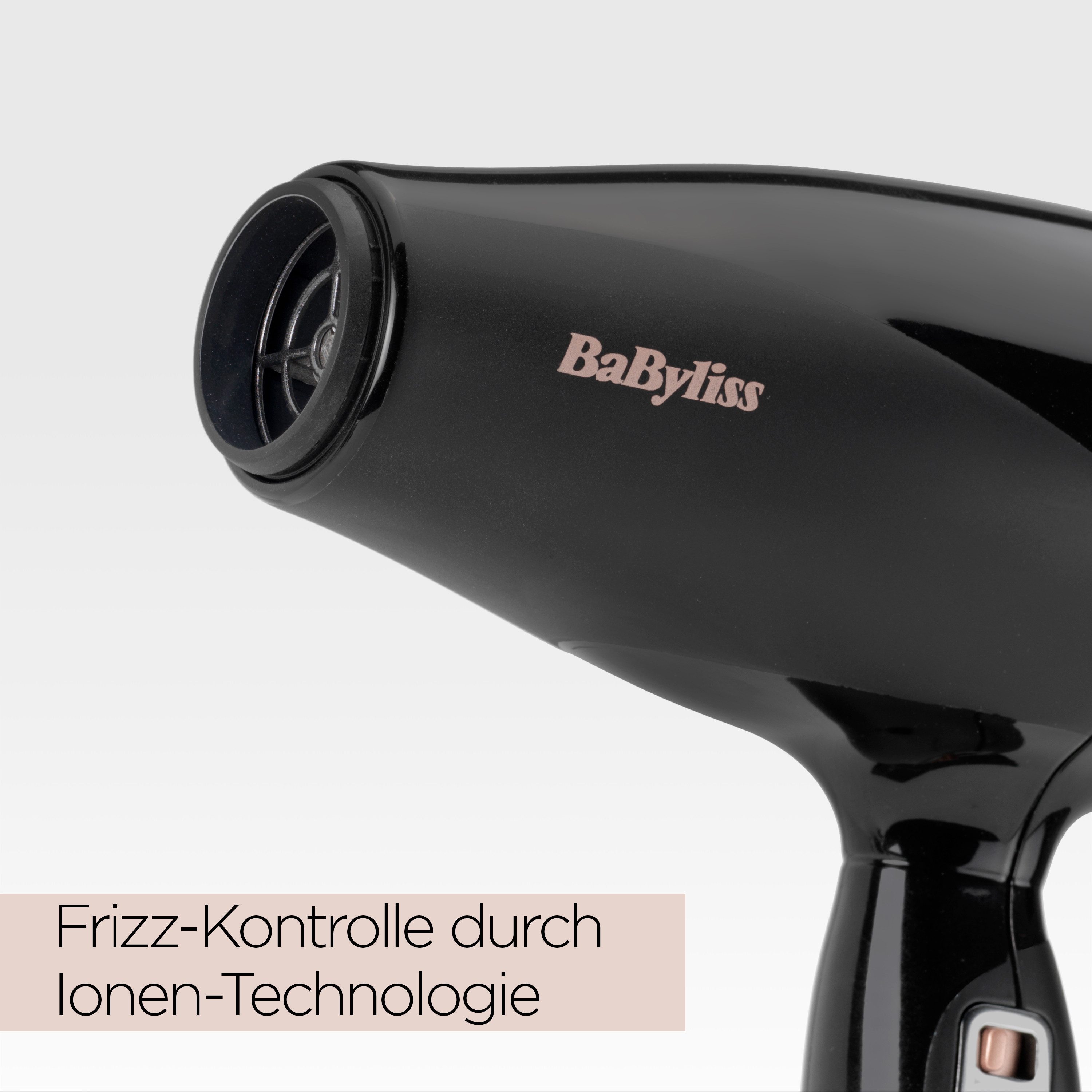 BaByliss Haartrockner Air Power 2300, 2300 W, BaByliss Air Power 2300 Haartrockner mit Ionen für Glanz, 6716DE