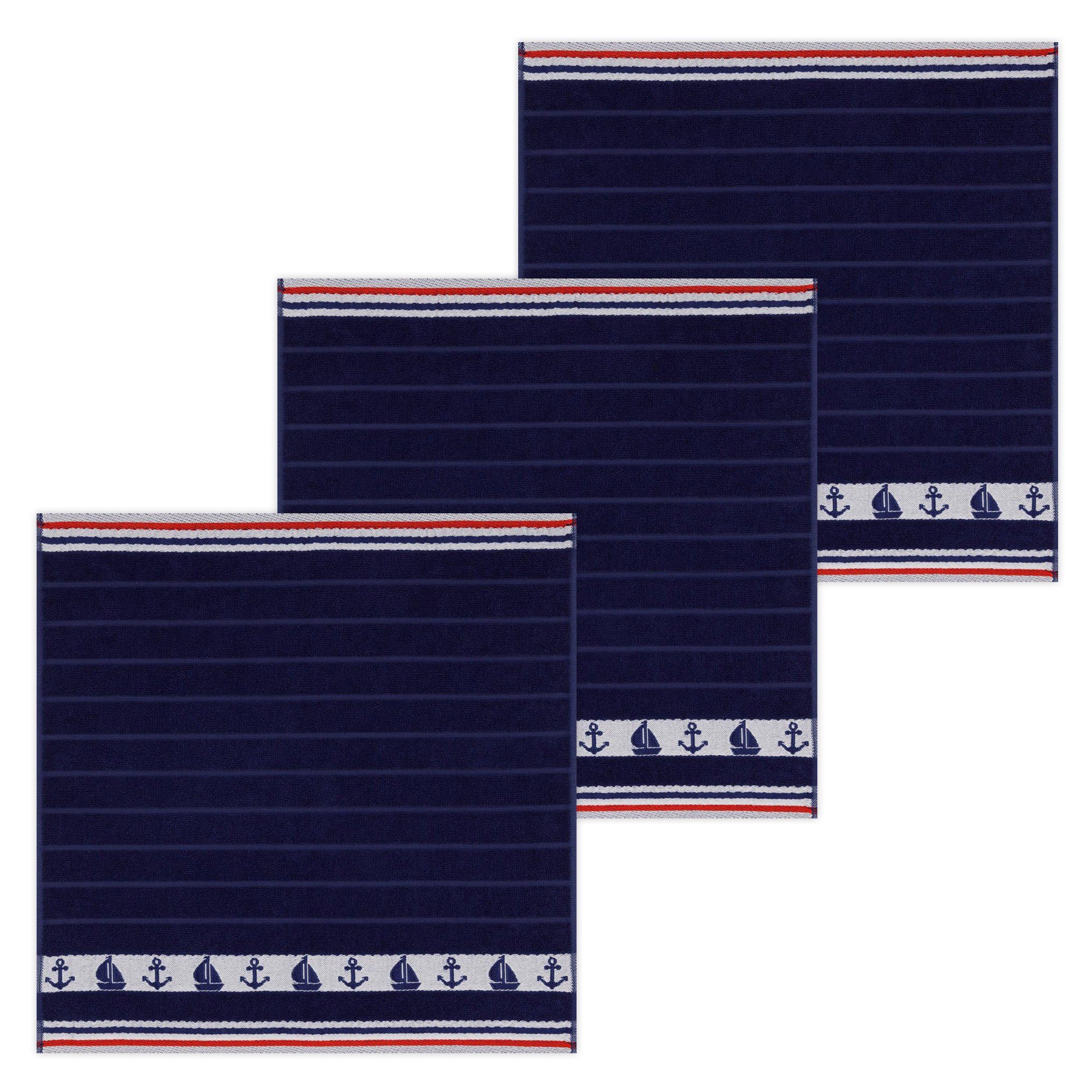 Kracht Geschirrtuch Nordsee, (Set, 3-tlg., Set), günstig online kaufen