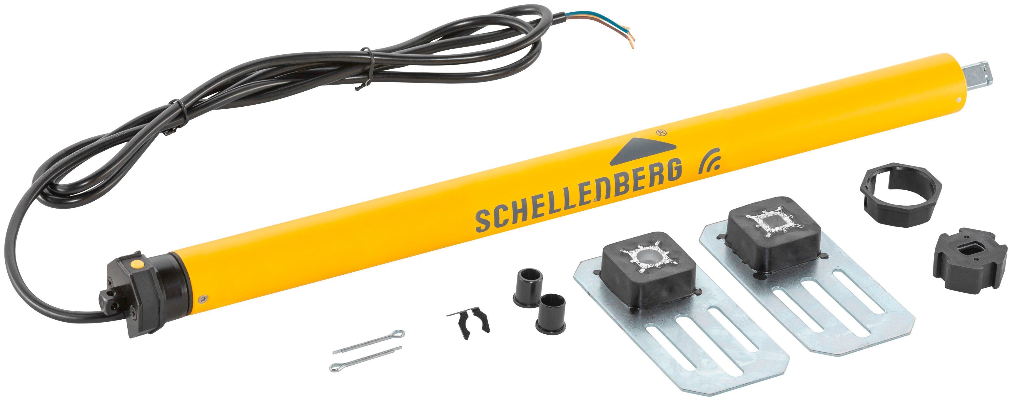 SCHELLENBERG Rollladenmotor Plus, Rohrmotor mit elektronischer Endlageneinstellung, geeignet für 40 mm Rollladenwelle, Mini, 6 Nm, Zugkraft 15 kg