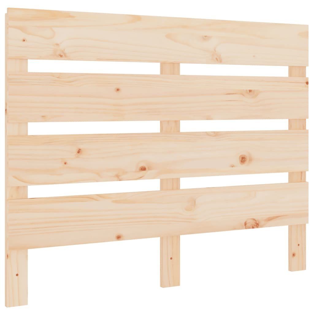 cm St) Kiefer, (1 Kopfteil 100x3x80 Natur vidaXL Massivholz Kopfteil