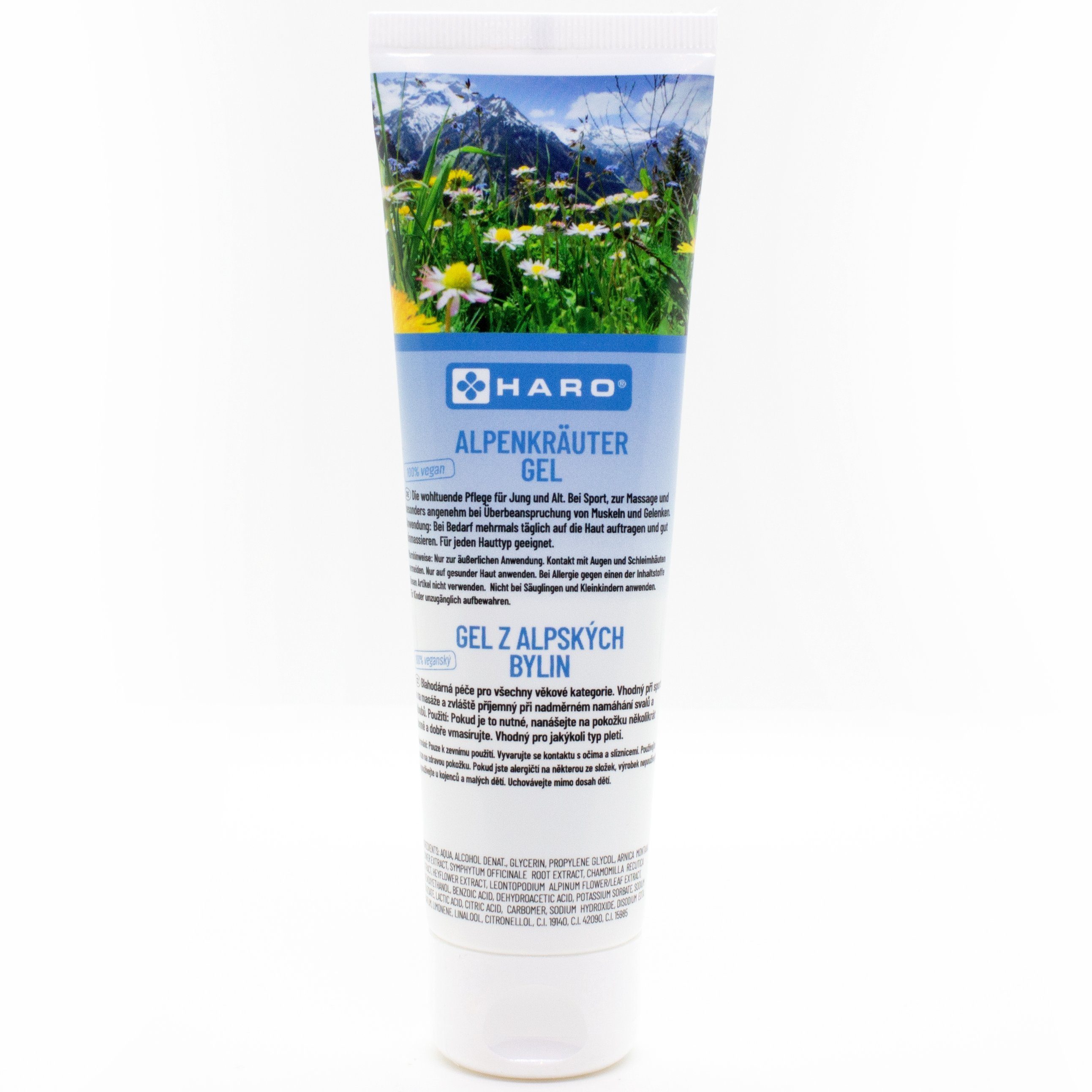 HARO-MC Körpercreme Alpenkräuter Gel wohltuend Muskeln Gelenke Erkältung Tube 100 ml