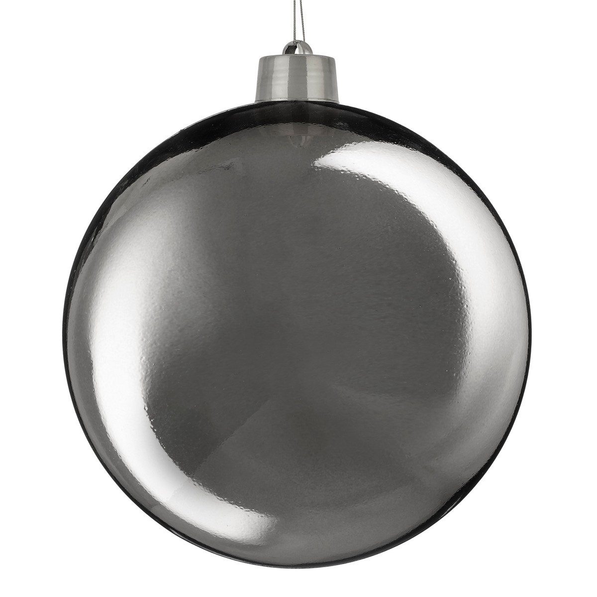 edelman Malstift Weihnachtskugel glänzend silber Ø30cm