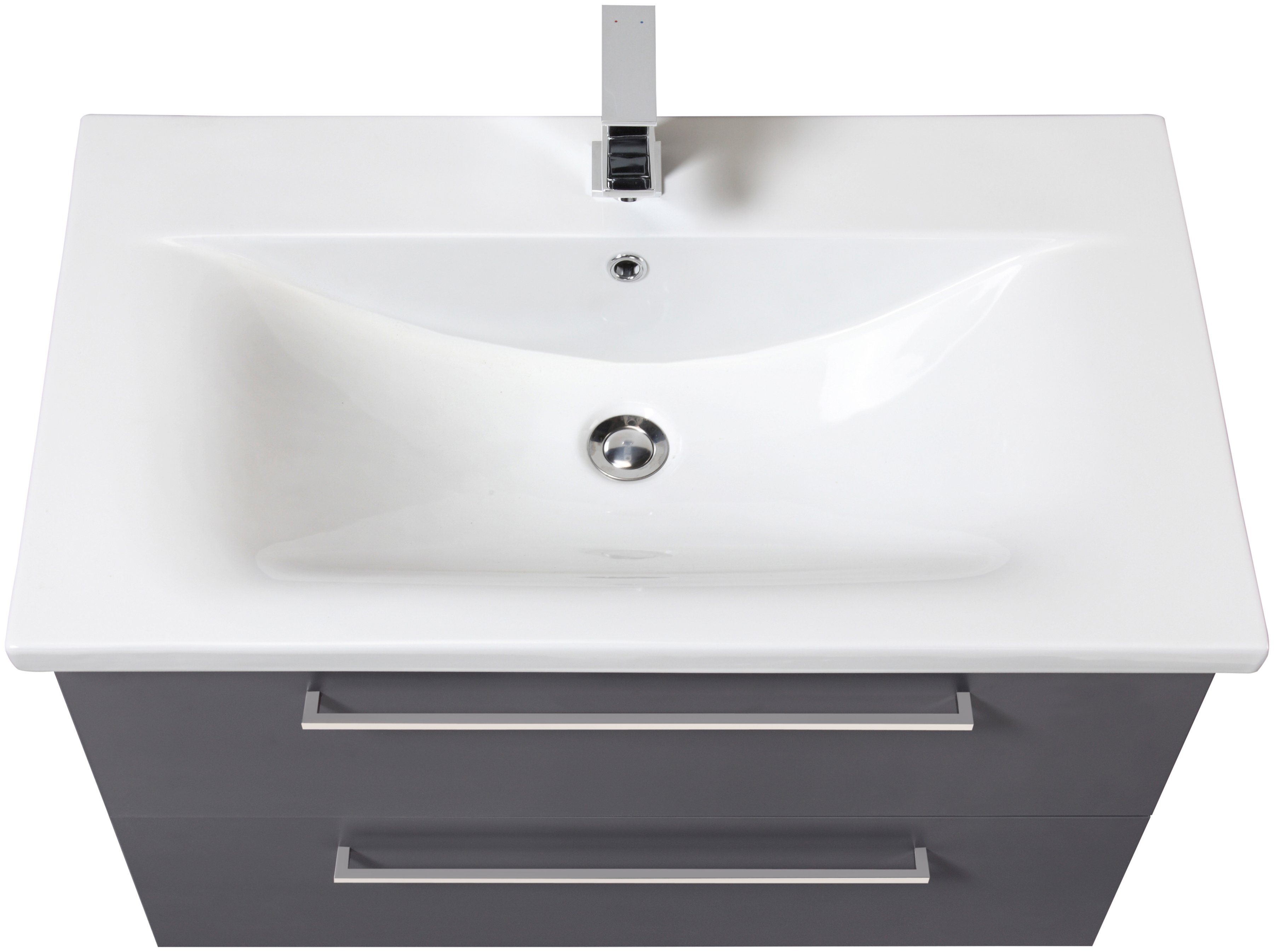 welltime Waschtisch Torino, Badmöbel in Breite 80 cm