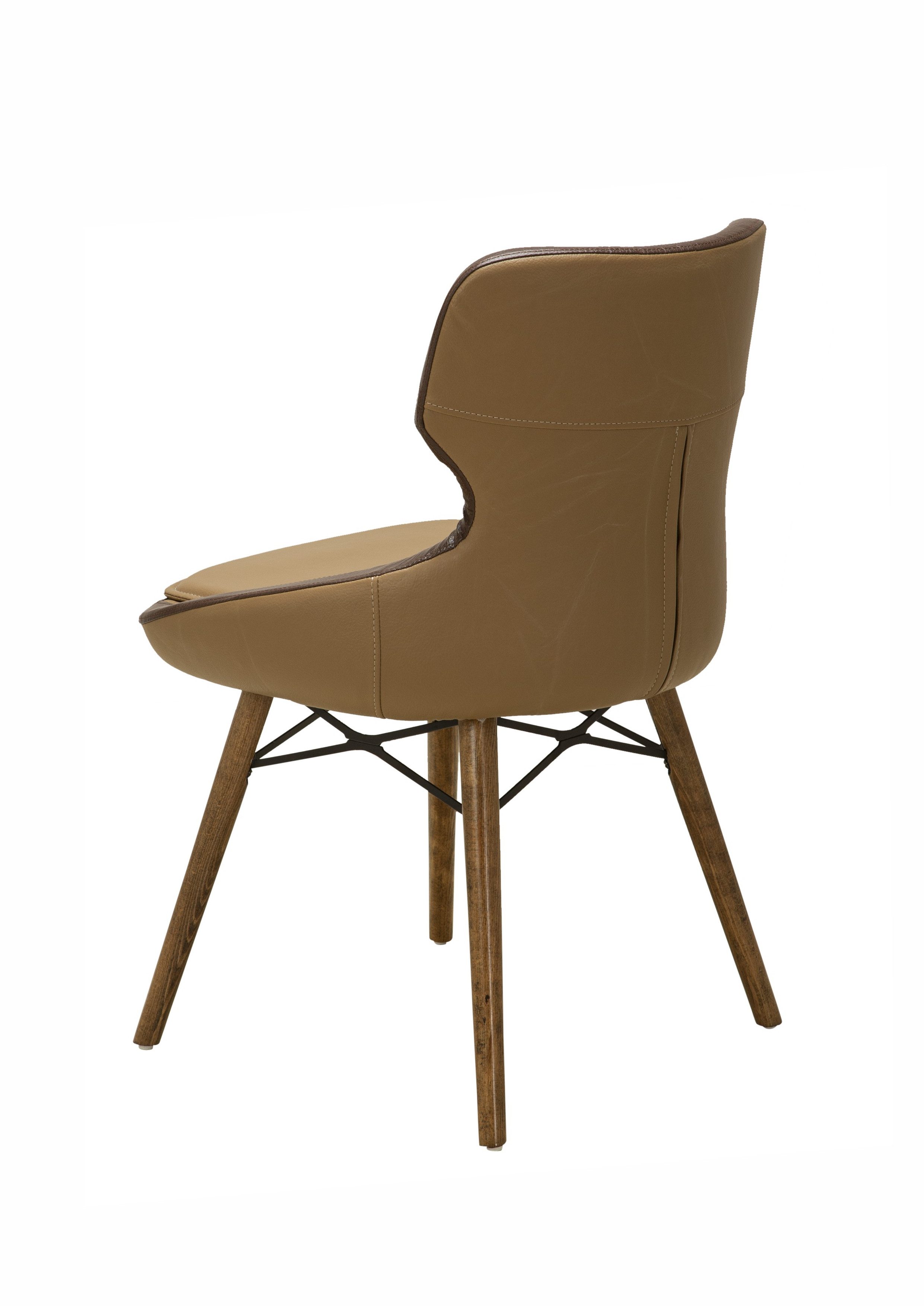 Stuhlmann Esszimmerstuhl Aria (631, 1 St), Stilvoller Stuhl mit Holzbeinen – Modernes Design