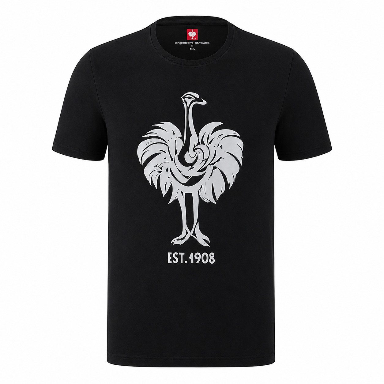 Engelbert Strauss T-Shirt T-Shirt »e.s. 1908« Herren Baumwolle Rundhals Printshirt kurzarm