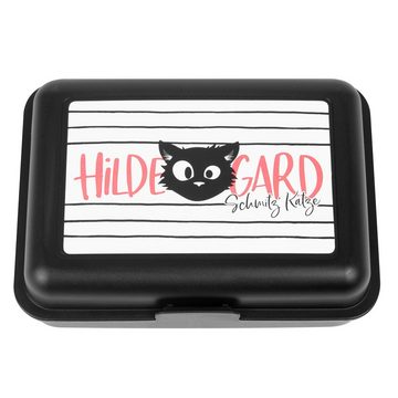 United Labels® Lunchbox Ralf Schmitz Brotdose - Hildegard Butterbrotdose mit Trennwand Schwarz, Kunststoff (PP)