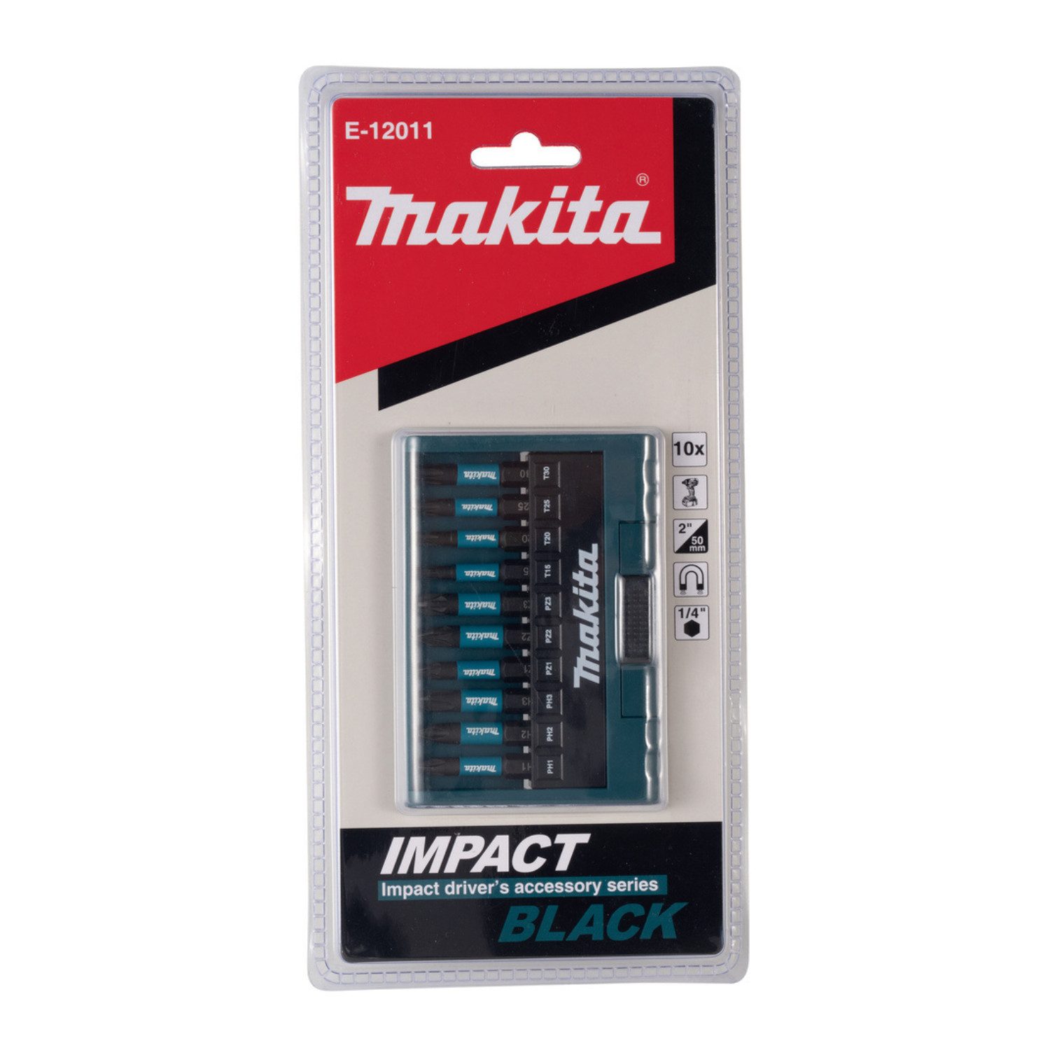 Makita Bit-Set Makita Bit-Set 10-tlg. Impact Black E-12011 10-teilig • PH/PZ/T, 10-St.