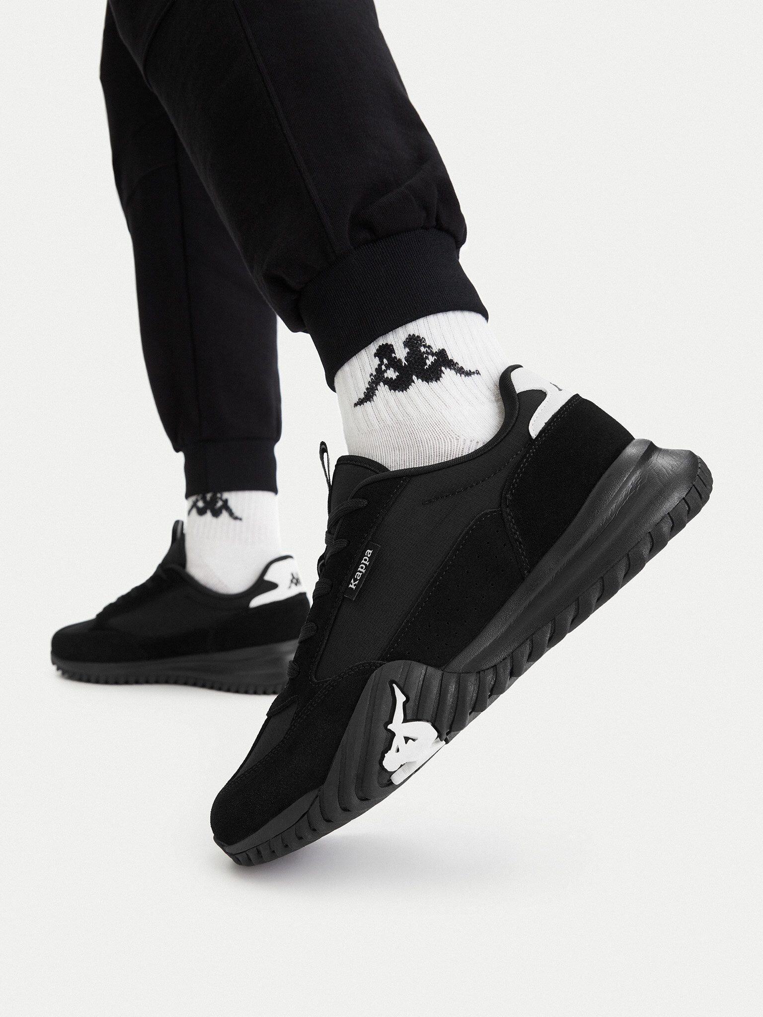 Kappa Kappa Herren-Sneakers Weiß, Schwarz KAPPA-CEO-351P8PW(M) Schwarz Sneaker