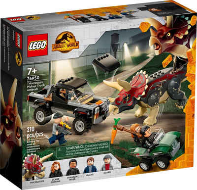 LEGO® Konstruktionsspielsteine LEGO® Jurassic World 76950 Triceratops-Angriff