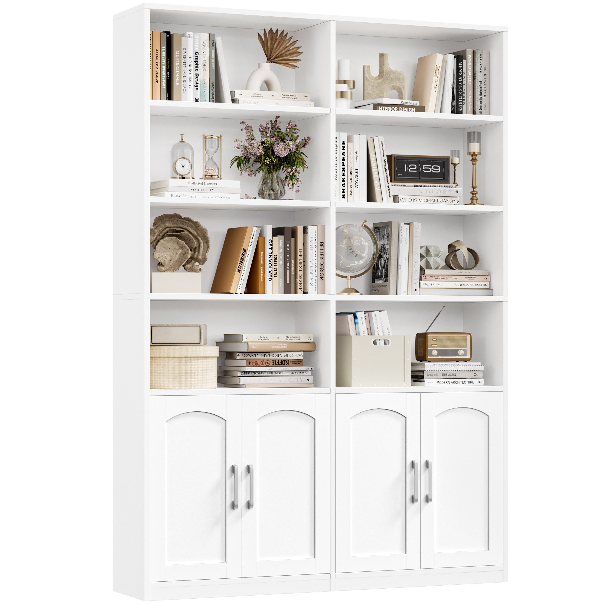 Homfa Bücherregal Standregal Büroregal Bücherschrank, mit günstig online kaufen