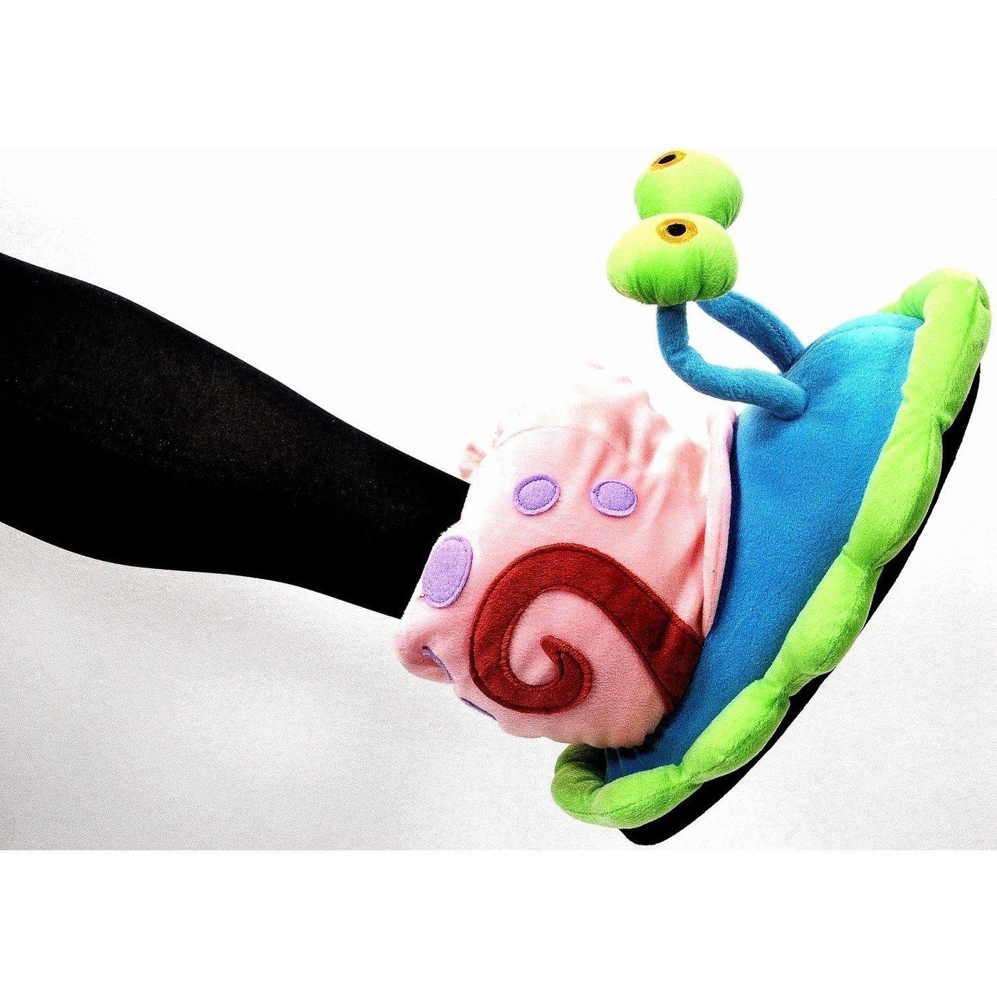 United Labels® »SpongeBob Schwammkopf Hausschuhe 3D Gary Plüsch Slipper  Pantoffeln Puschen Schlappen Unisex« Hausschuh