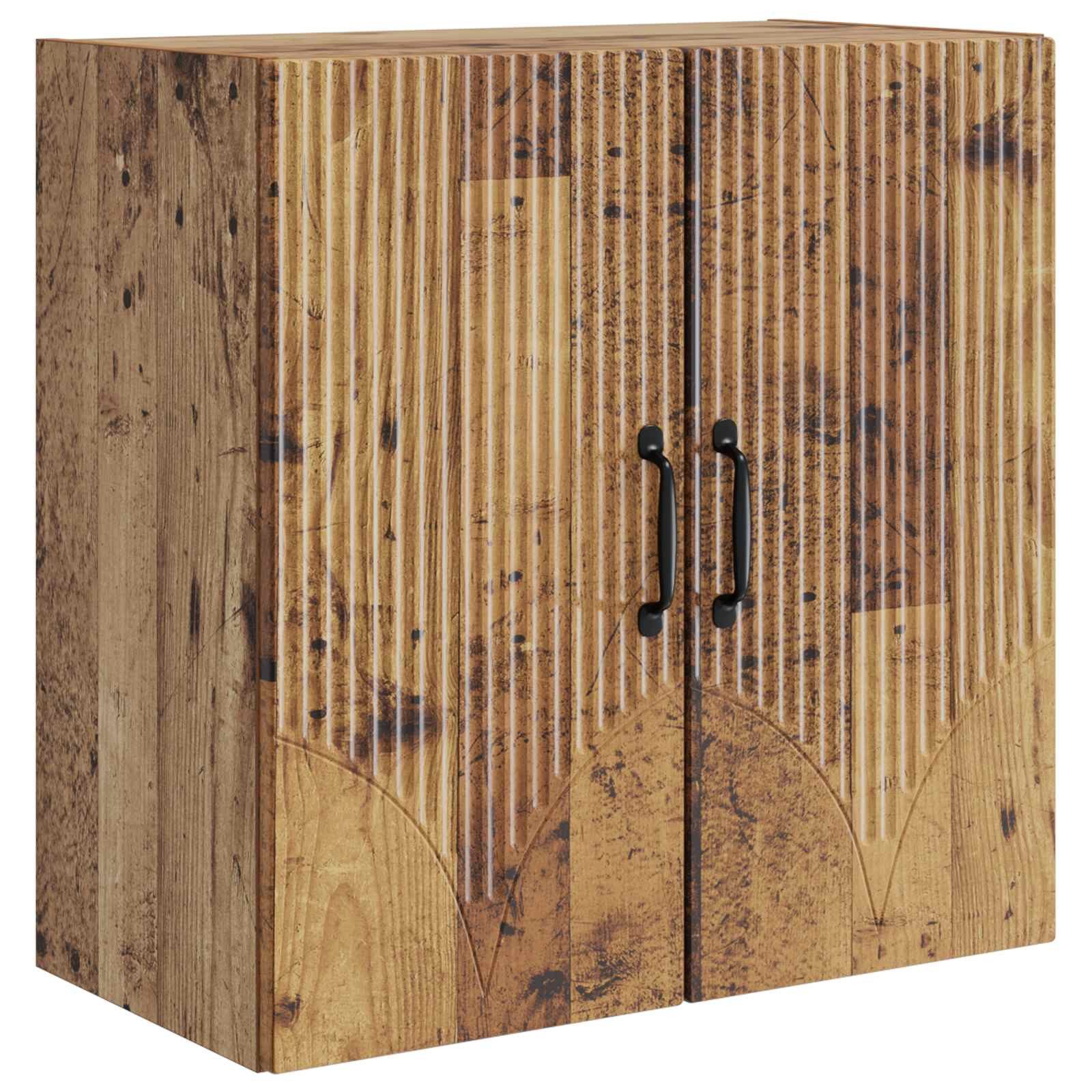 vidaXL Schranksystem Wandschrank 59 x 31 x 60 cm Holzwerkstoff Altholz (1-St)