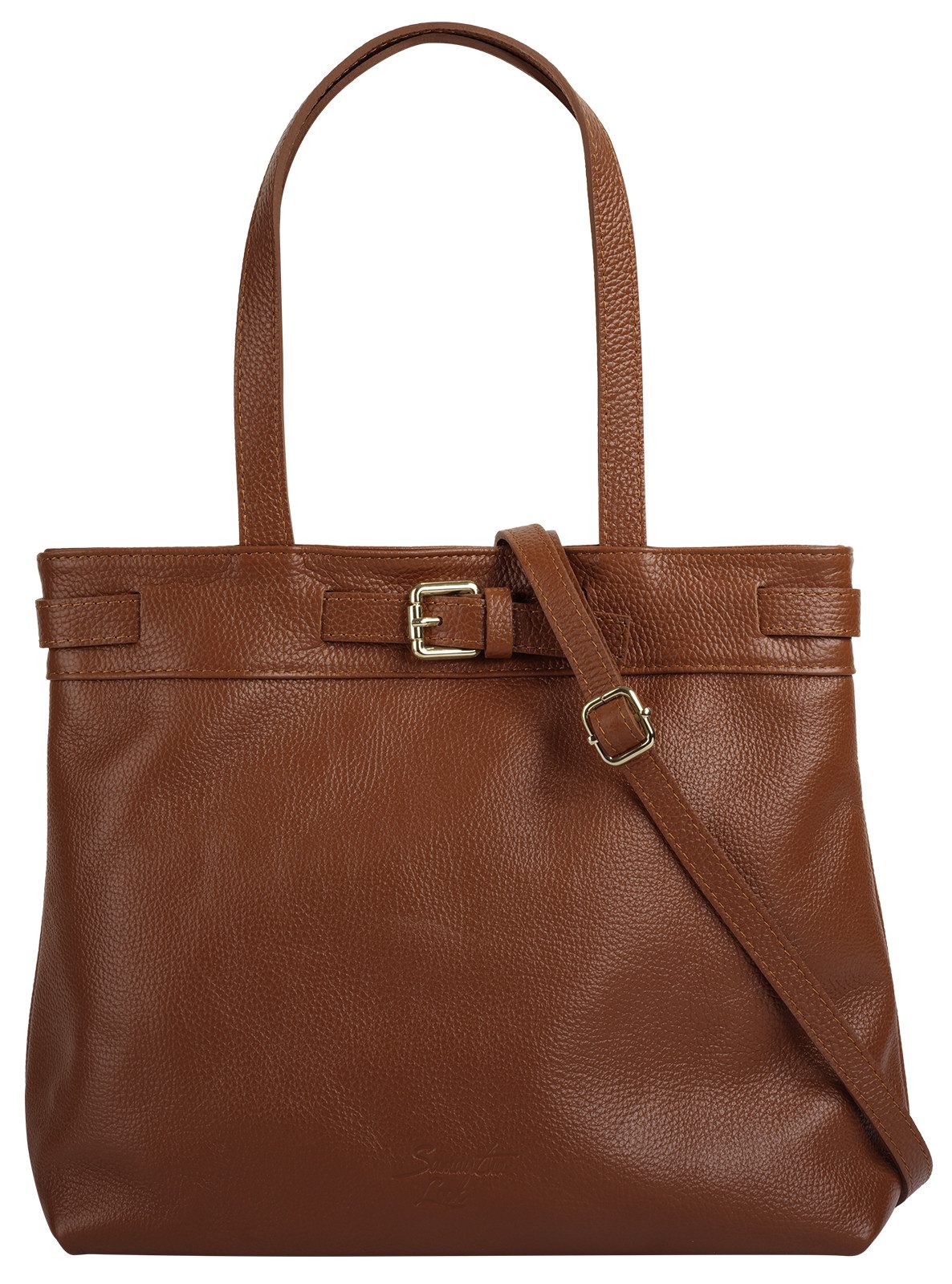 Samantha Look Shopper SAMANTHA LOOK Damen echt Leder, Made in Italy, echt Leder, Made in Italy
