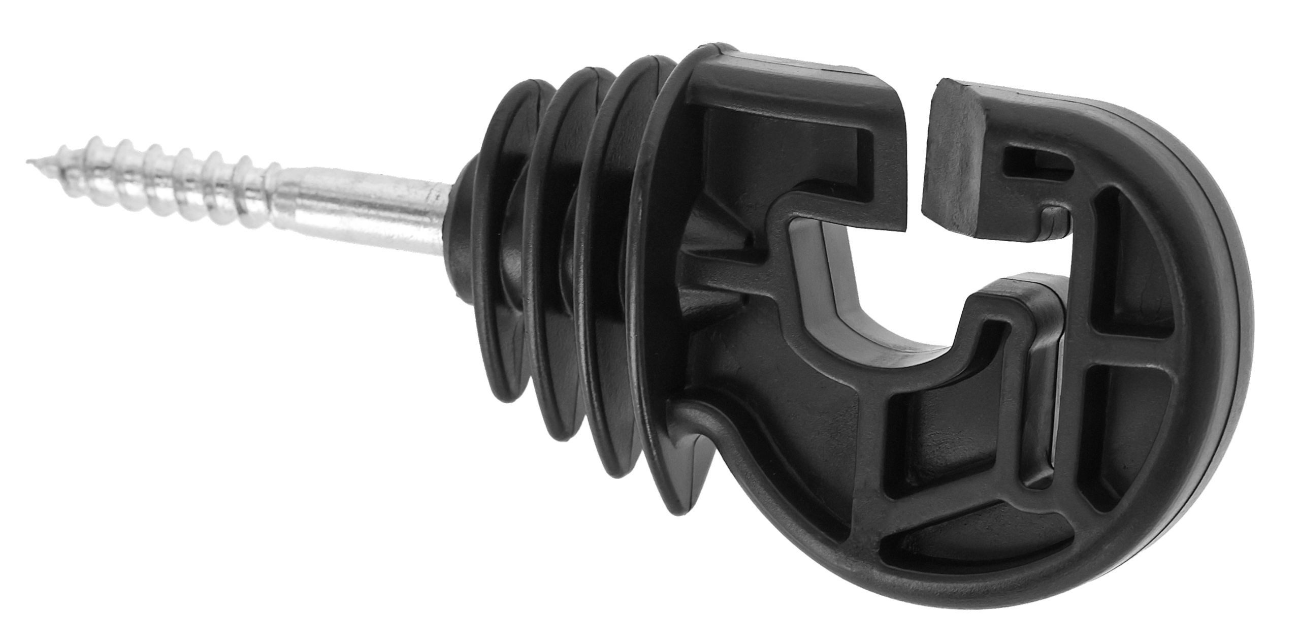 Kerbl Weidenzaun 70 Stück Premium Kombi-Ringisolator, schwarz