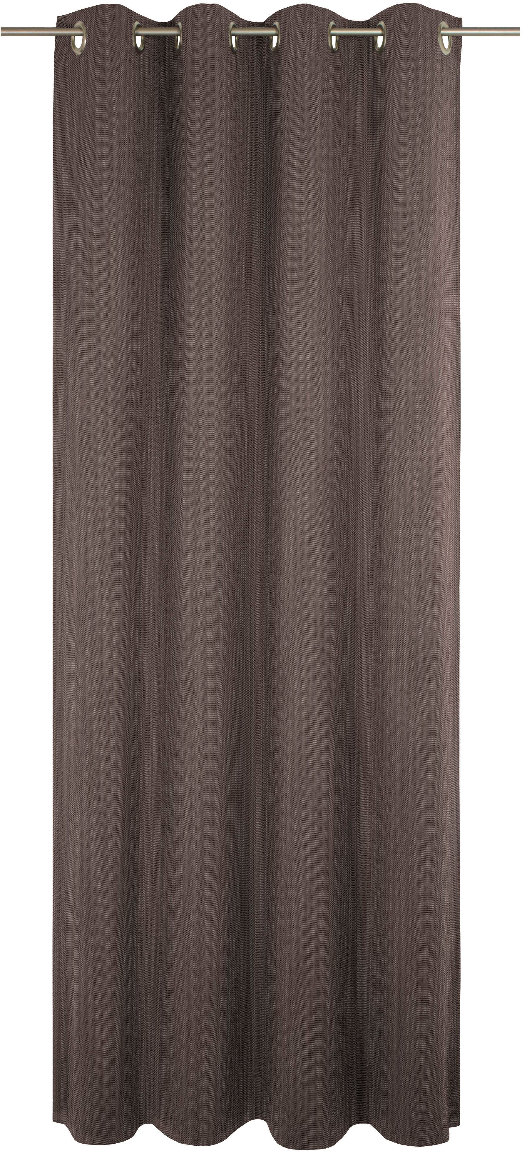 Vorhang Uni Collection, Adam, Ösen (1 St), blickdicht, Jacquard, nachhaltig | Thermovorhänge