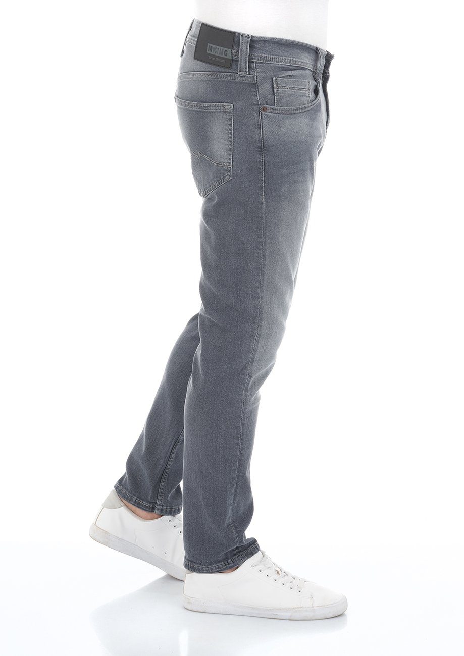 Jeanshose Grey Oregon mit Herren Tapered-fit-Jeans Denim Hose Denim Stretch Tapered (1009375-313) Light MUSTANG Fit