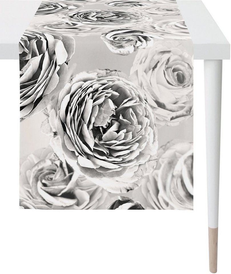 APELT Tischläufer Anais - Rosenblüten (1-tlg), Digitaldruck