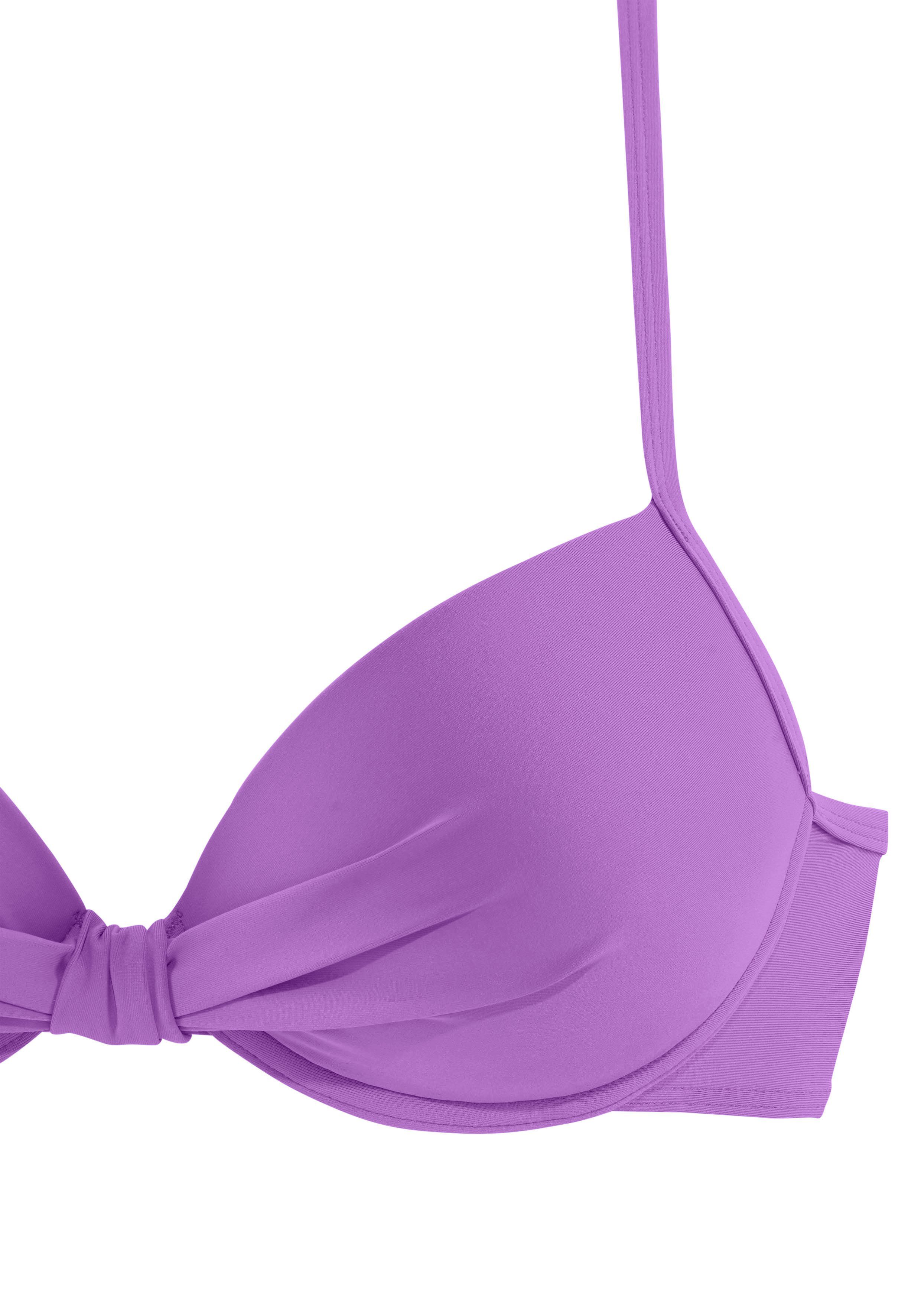s.Oliver Bügel-Bikini-Top Spain, mit geraffter Mitte