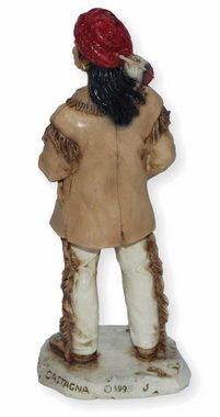 Castagna Dekofigur Native American Deko Figur Sequoyah Erfinder H 16 cm Castagna