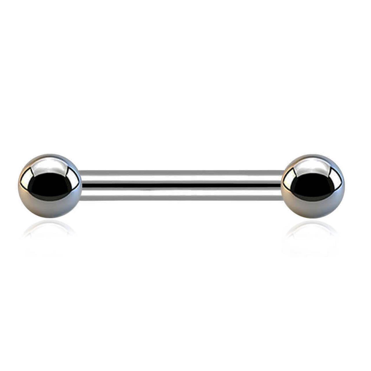 Stab Brustwarzenpiercing Piercing Barbell Helix viva-adorno Zungenpiercing, Ohrpiercing Titan Zunge Universal Brust Hantel