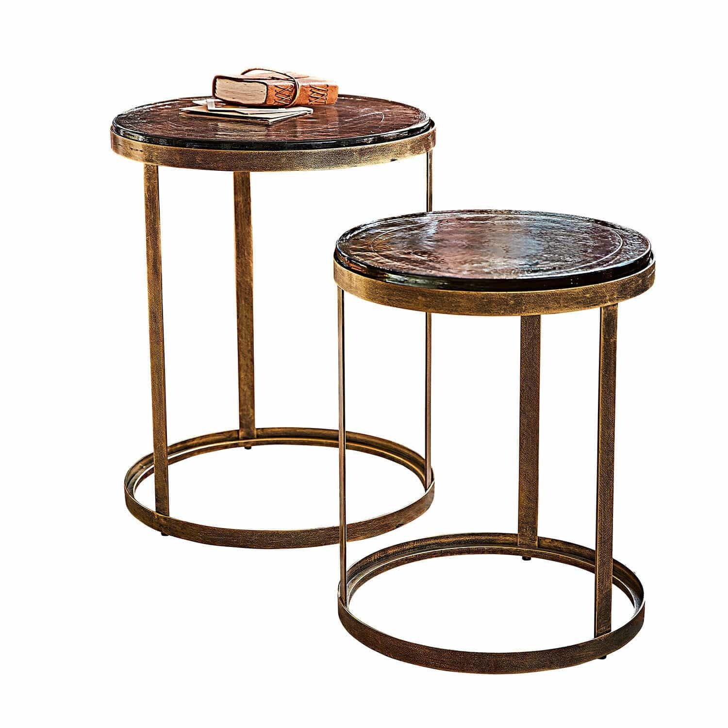 Beistelltisch Beistelltisch 2er Set Beautisse antikgold