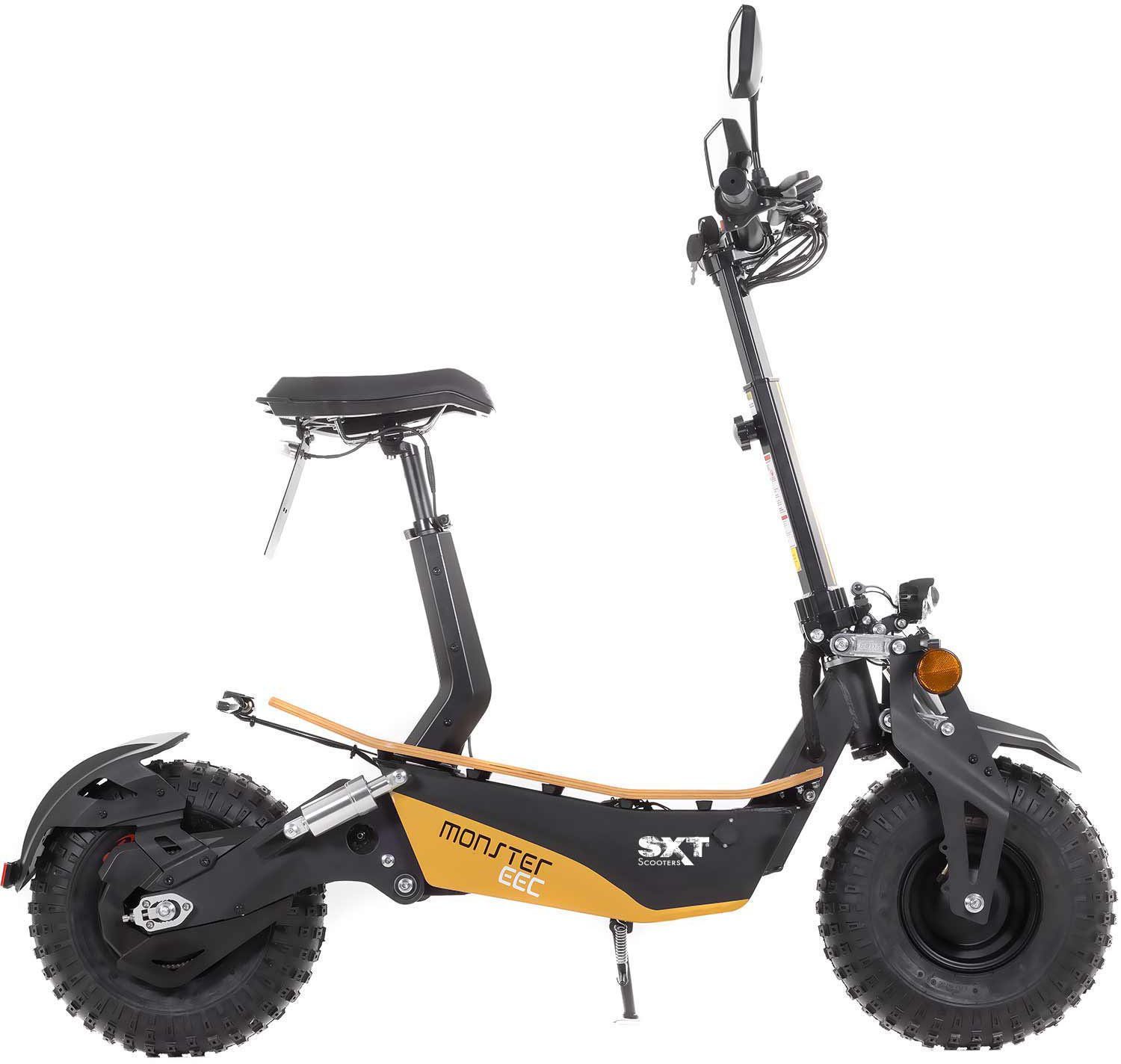 SXT Scooters E-Motorroller Monster EEC mit Blei Akku, 2000 W, 45 km/h, mit  Straßenzulassung