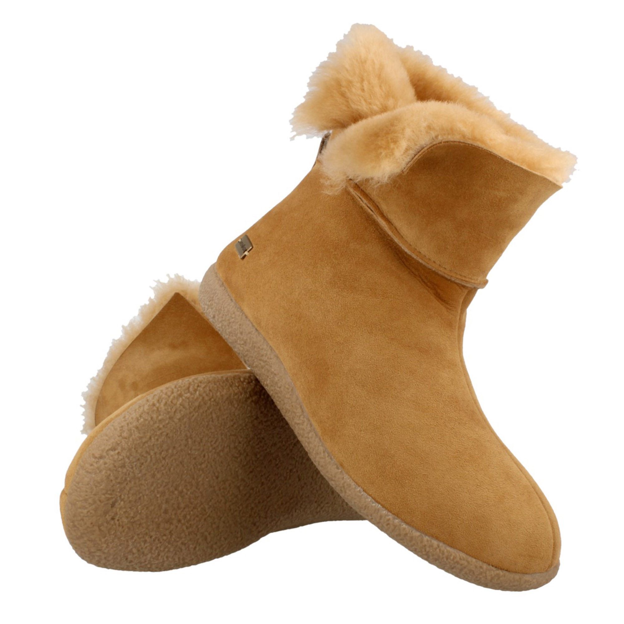 Haflinger Lemmi Lammfell Hausschuhe Stiefel Unisex Hausschuh