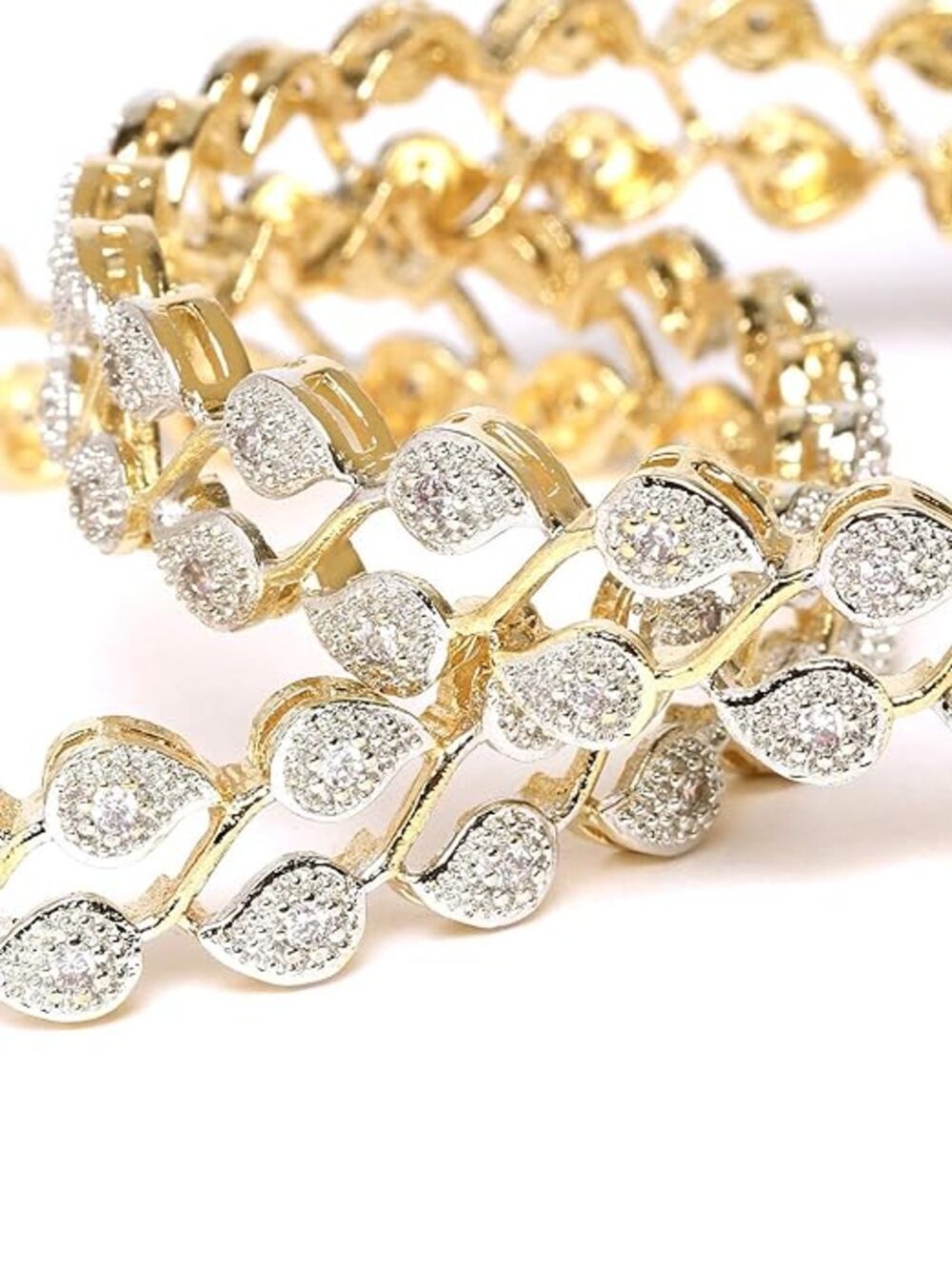 YouBella Armreif Set Gold Plated Armreifenset günstig online kaufen