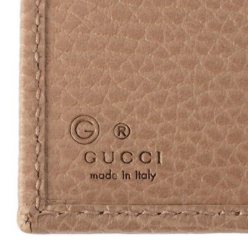 GUCCI Geldbörse Gucci Portafogli Beige Logo Dollar Calf