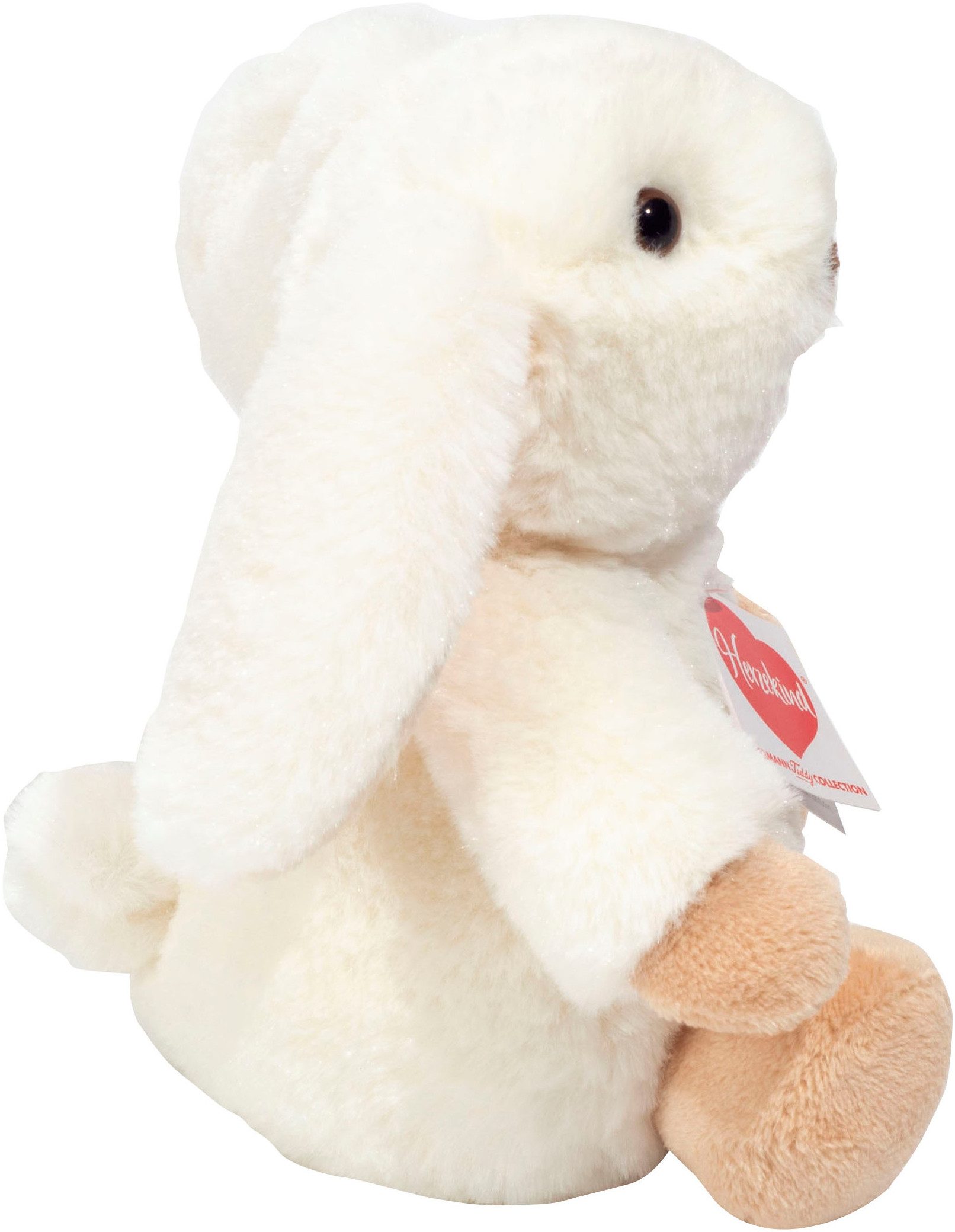 Teddy Hermann® Kuscheltier Häschen Poppi weiß 15 cm