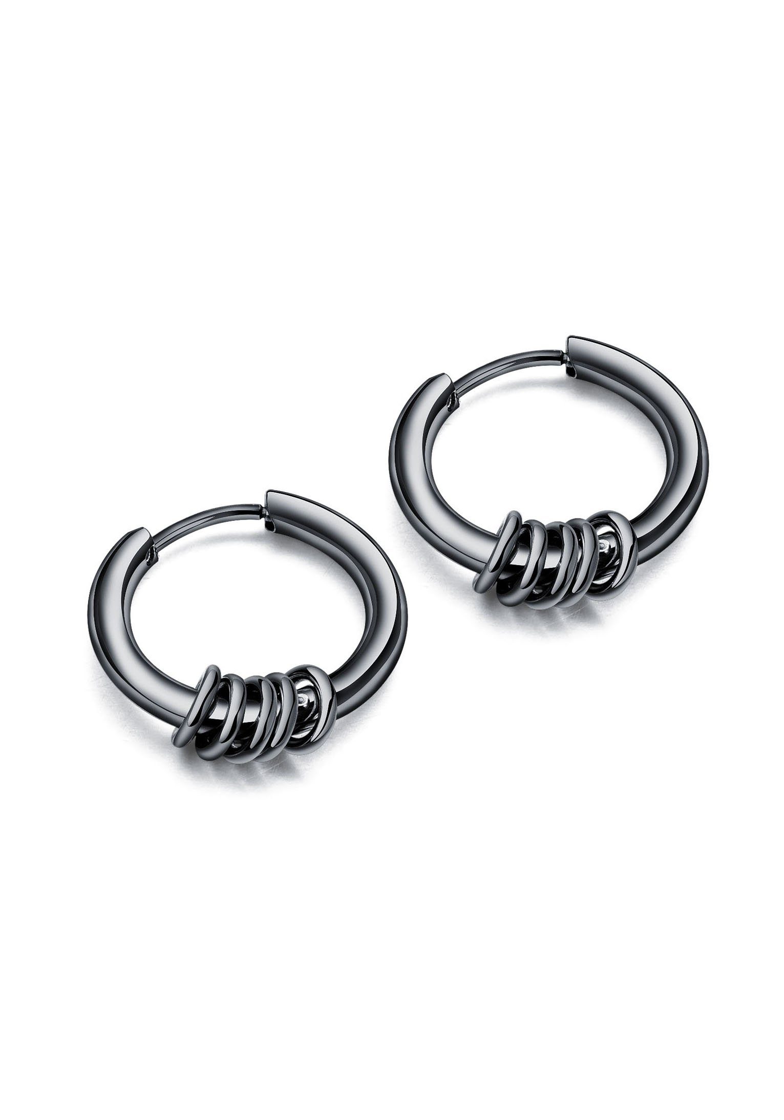 Firetti Paar Creolen Schmuck Geschenk Circles, Einhänger abnehmbar
