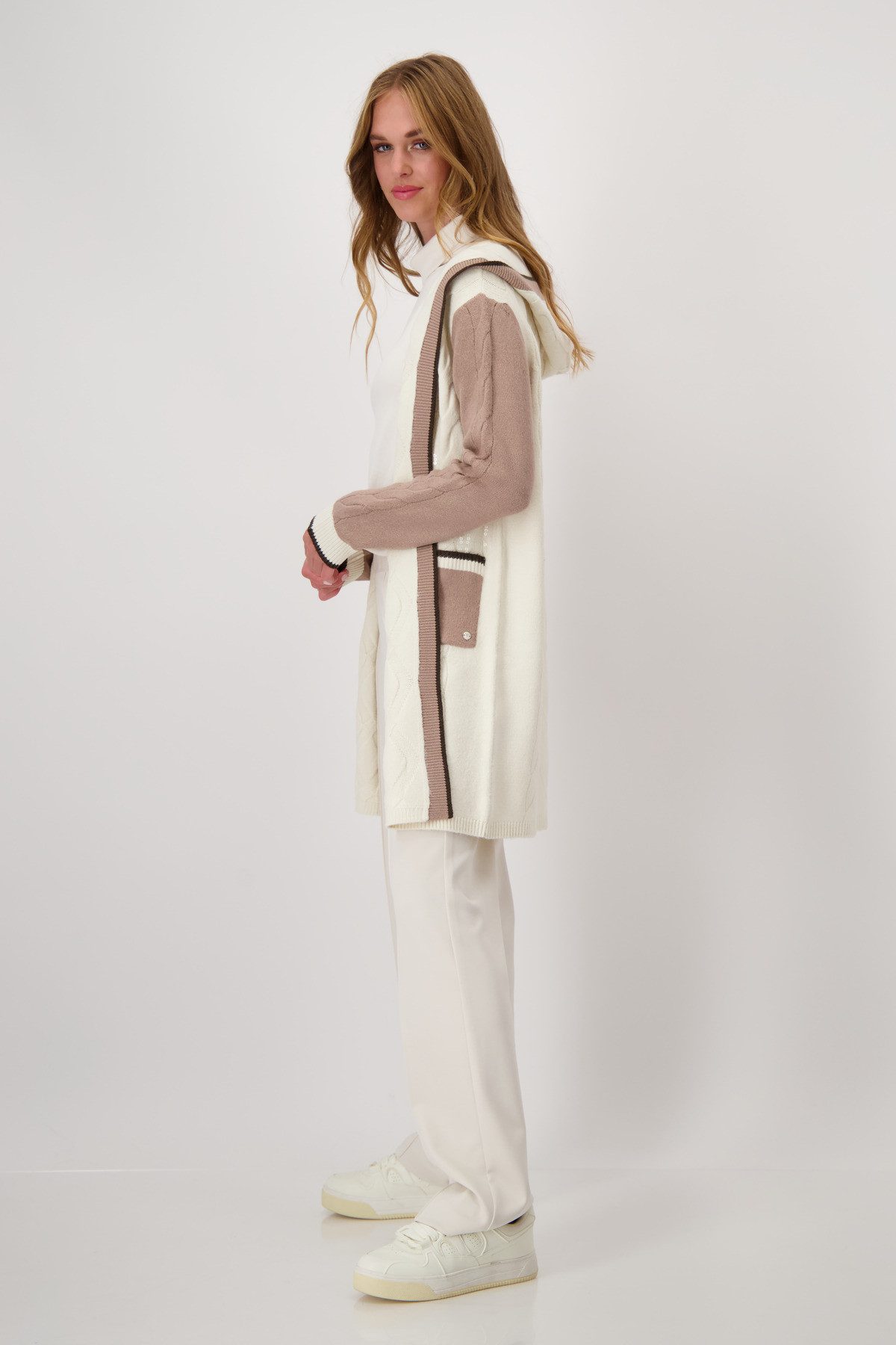 Monari Strickpullover Strickjacke