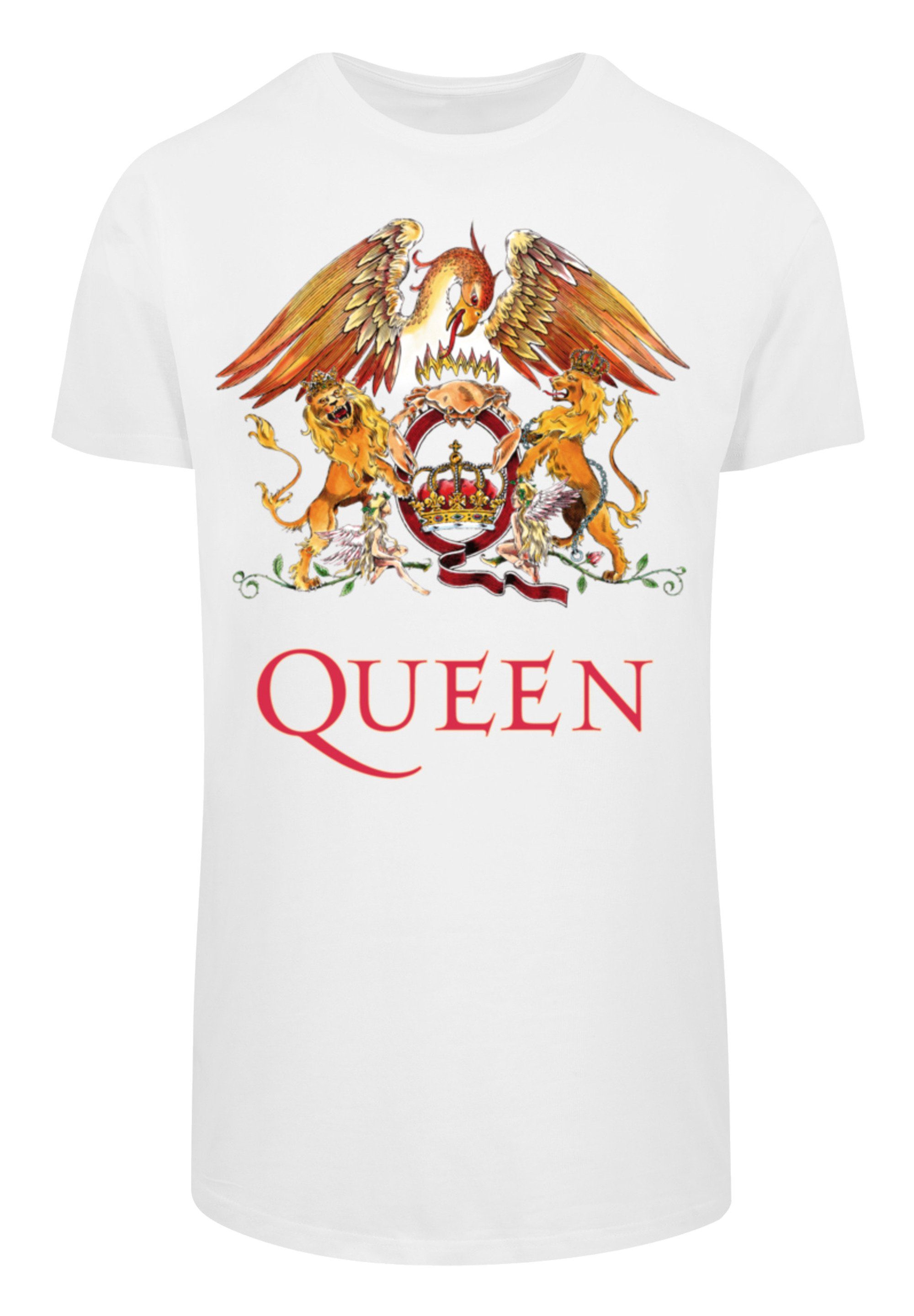 F4NT4STIC T-Shirt PLUS SIZE Queen Classic Crest Print weiß