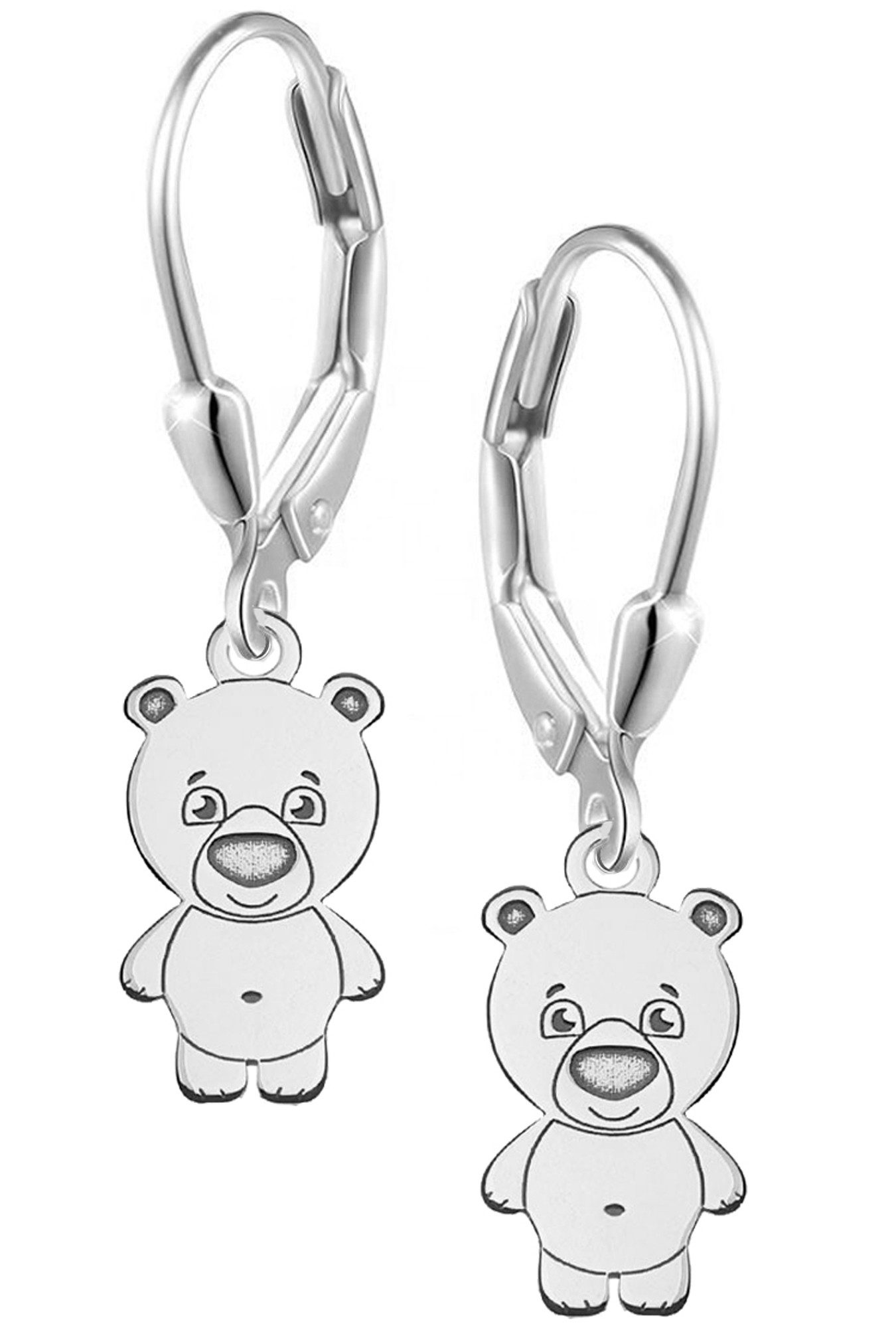 Paar Ohrhänger Kinder Mädchen Hängeohrringe 925 Sterling Silber hängende Ohrringe