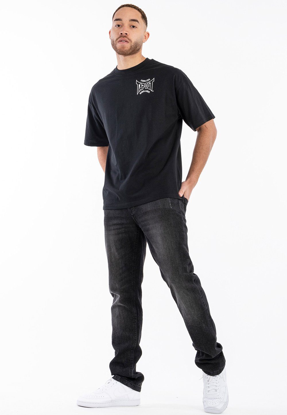 TAPOUT Oversize-Shirt B3LI3VE TEE (1-tlg)