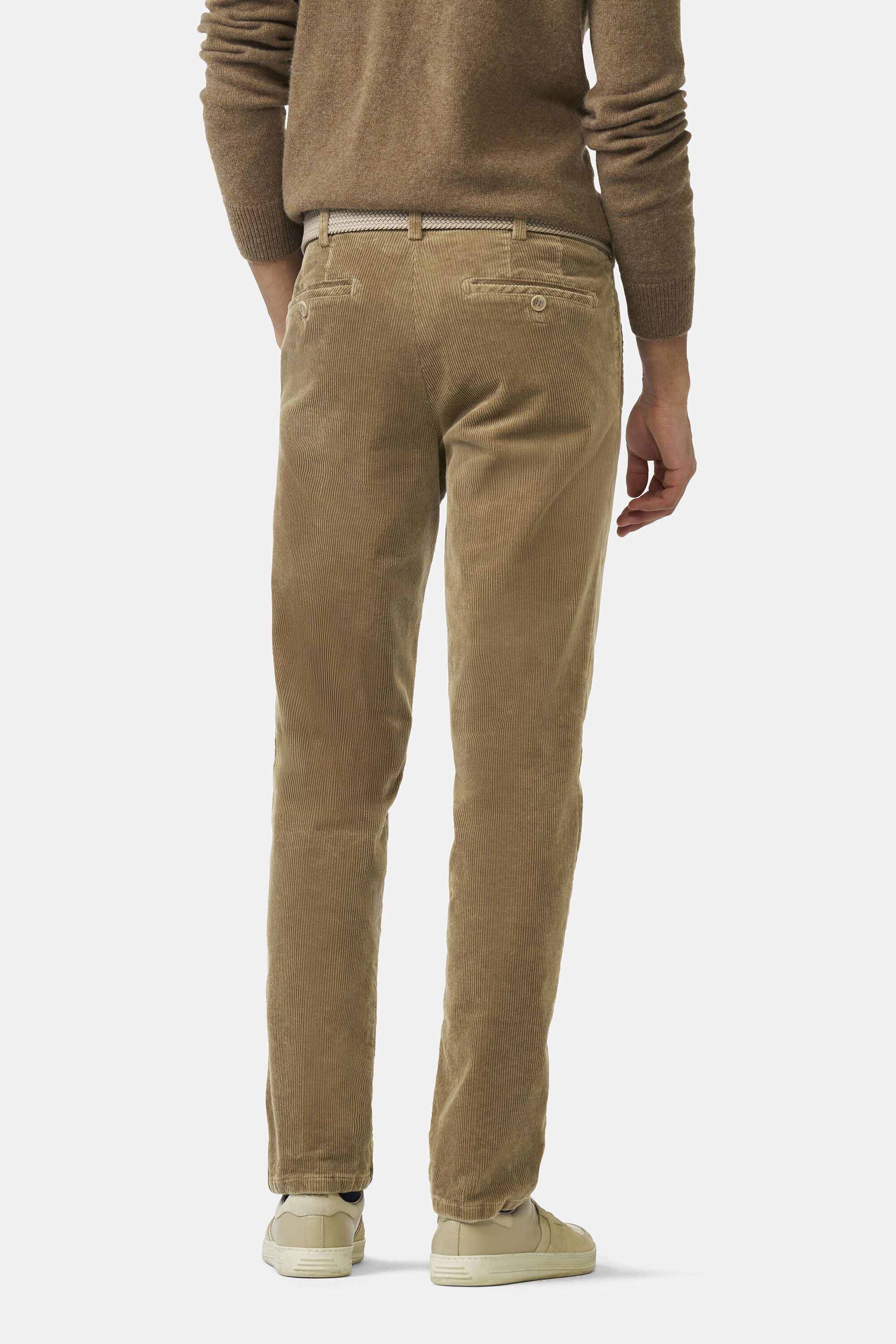 MEYER Chinos BONN ACTIVE aus Cord mit Flexbund