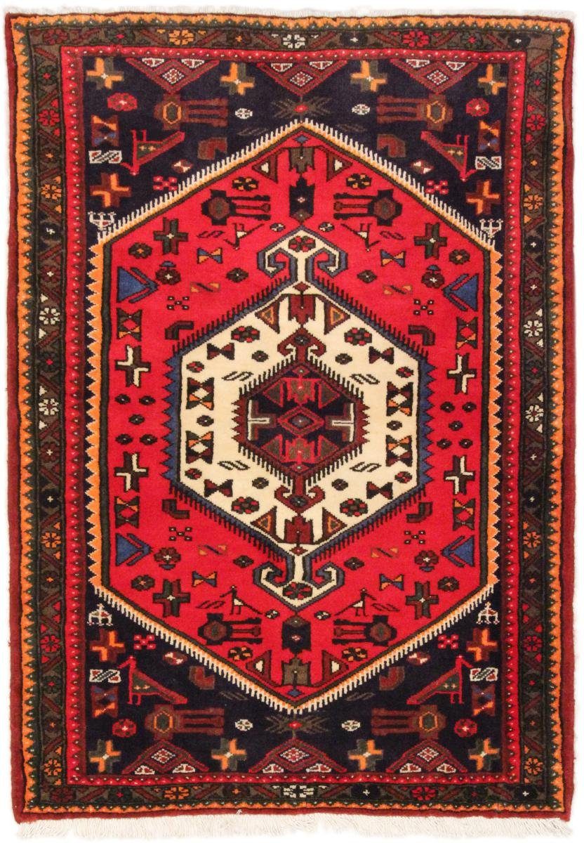 Orientteppich Ghashghai Taleghan 104x149 Handgeknüpfter Orientteppich, Nain Trading, rechteckig, Höhe: 12 mm