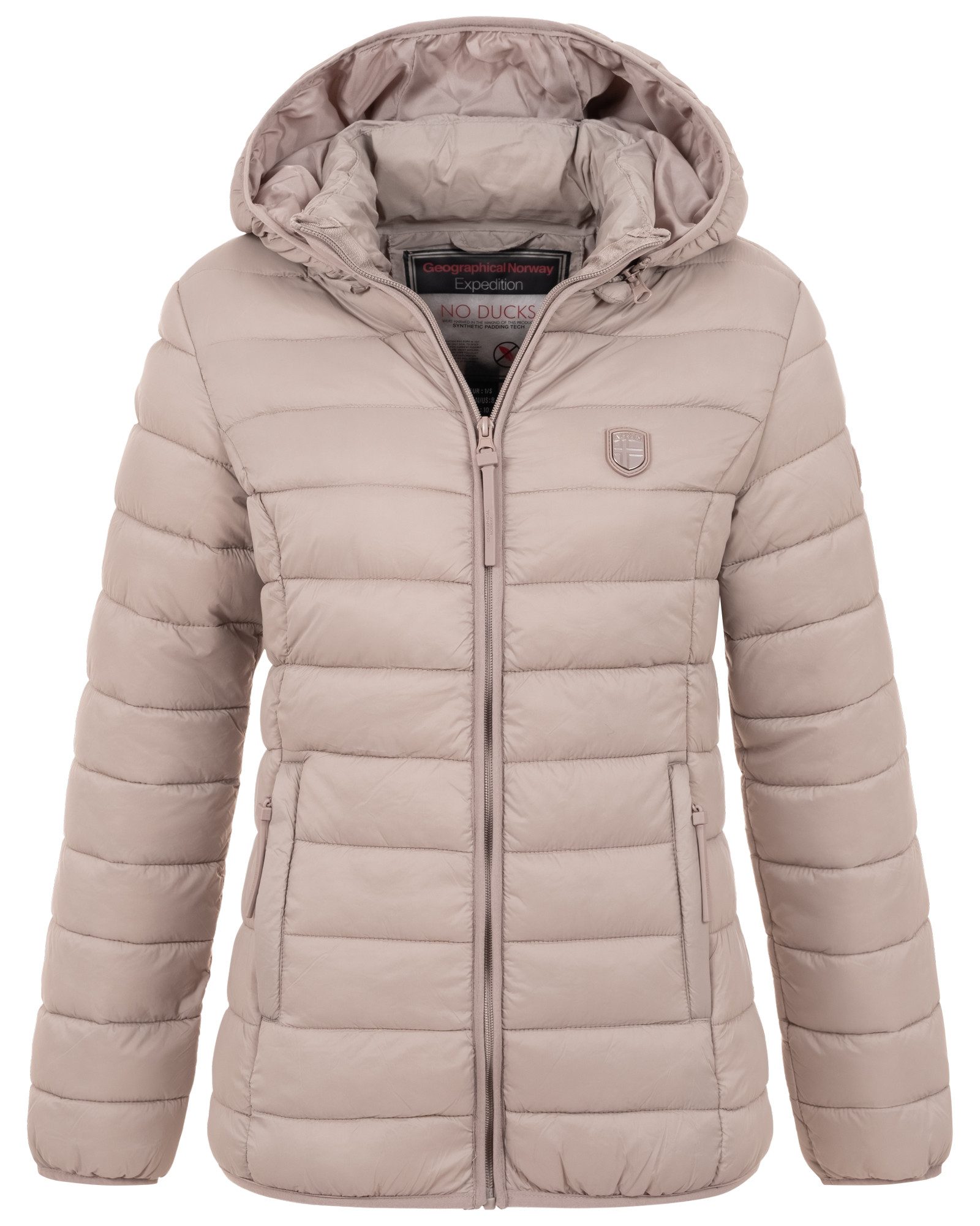 Geographical Norway Steppjacke Damen Übergangsjacke Jacke Steppjacke Outdoor leicht Frühlingsjacke
