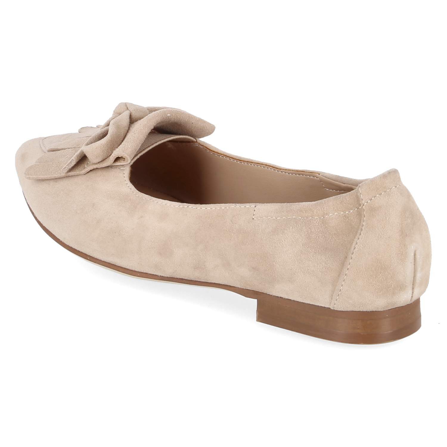 Kaerlek Kaerlek Jeanine 05 Desert Damen Rauleder sand Ballerina