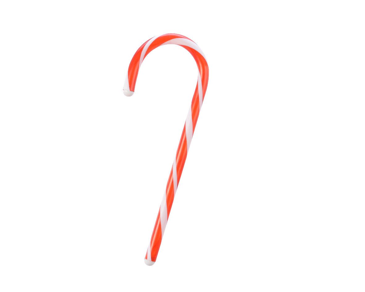 Kaemingk Christbaumschmuck, Zuckerstange Plastik Zuckerstange rot / weiß 33,5cm
