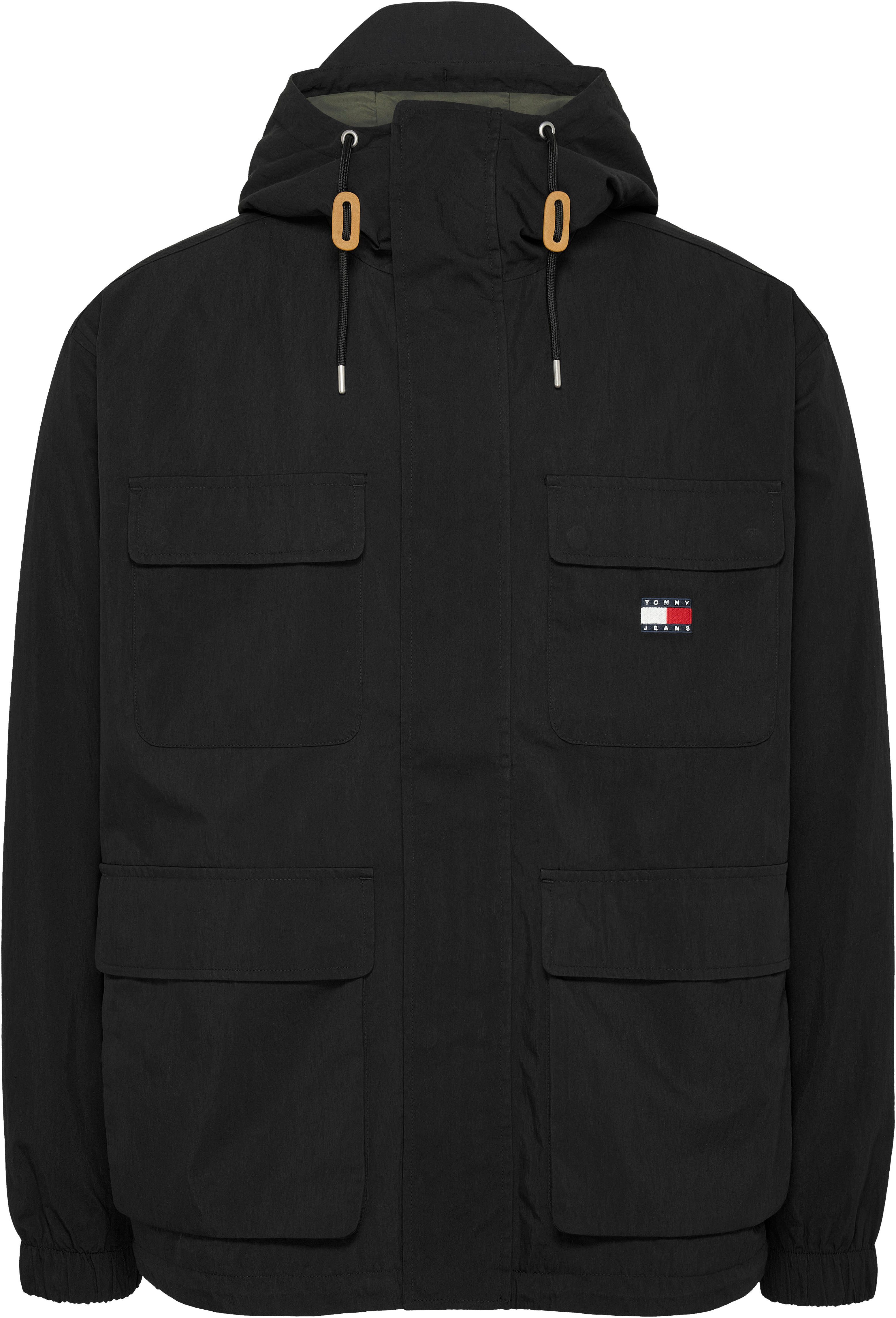 Tommy Jeans Sommerjacke TJM UTILITY PARKA mit Logoprägung