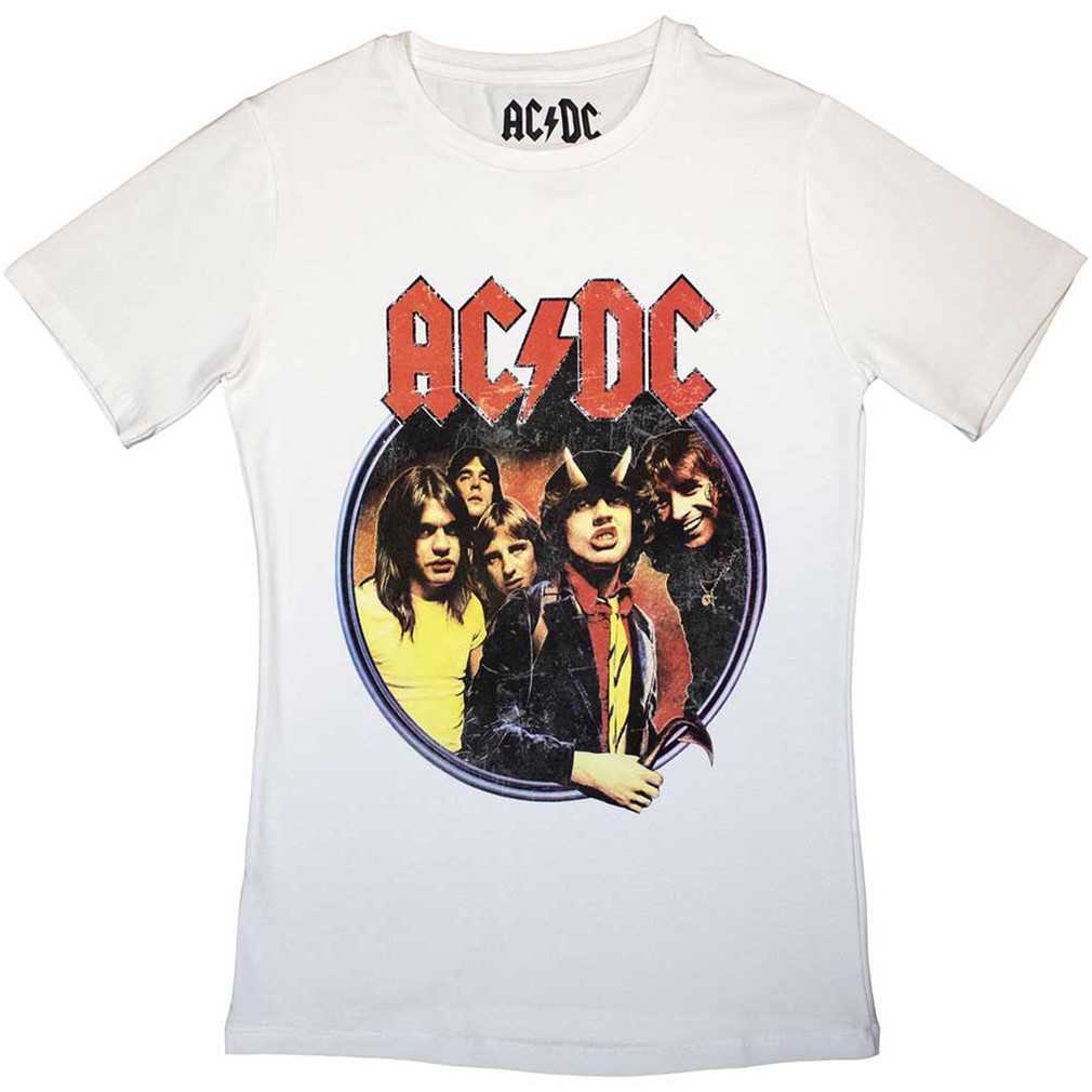 AC/DC T-Shirt Highway To Hell Circle Weiß Highway To Hell Circle Weiß